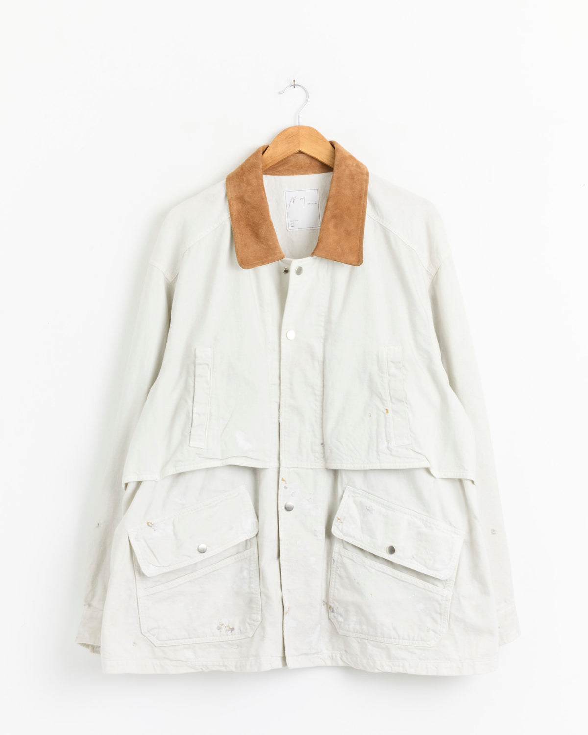 Aging Denim Half Jacket in G White - G White / 2 (295980)