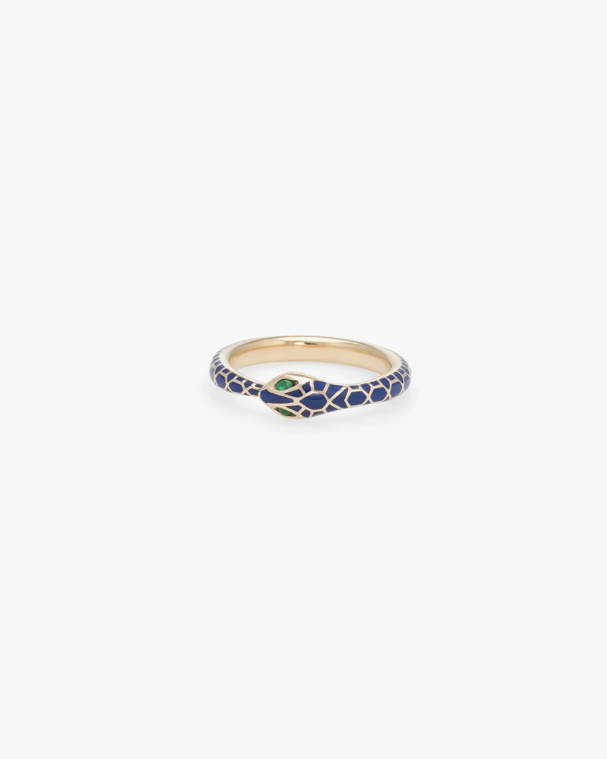 Ouroboros Emerald Eye Ring