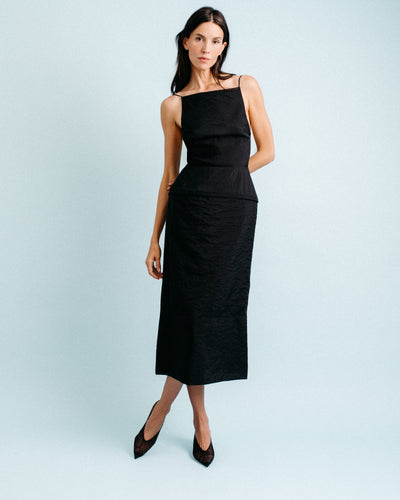 v. chapman liliana linen midi dress The Lily Dress in Light Pink Tapestry Rose 18 / Light Pink Tapestry Rose main image 1