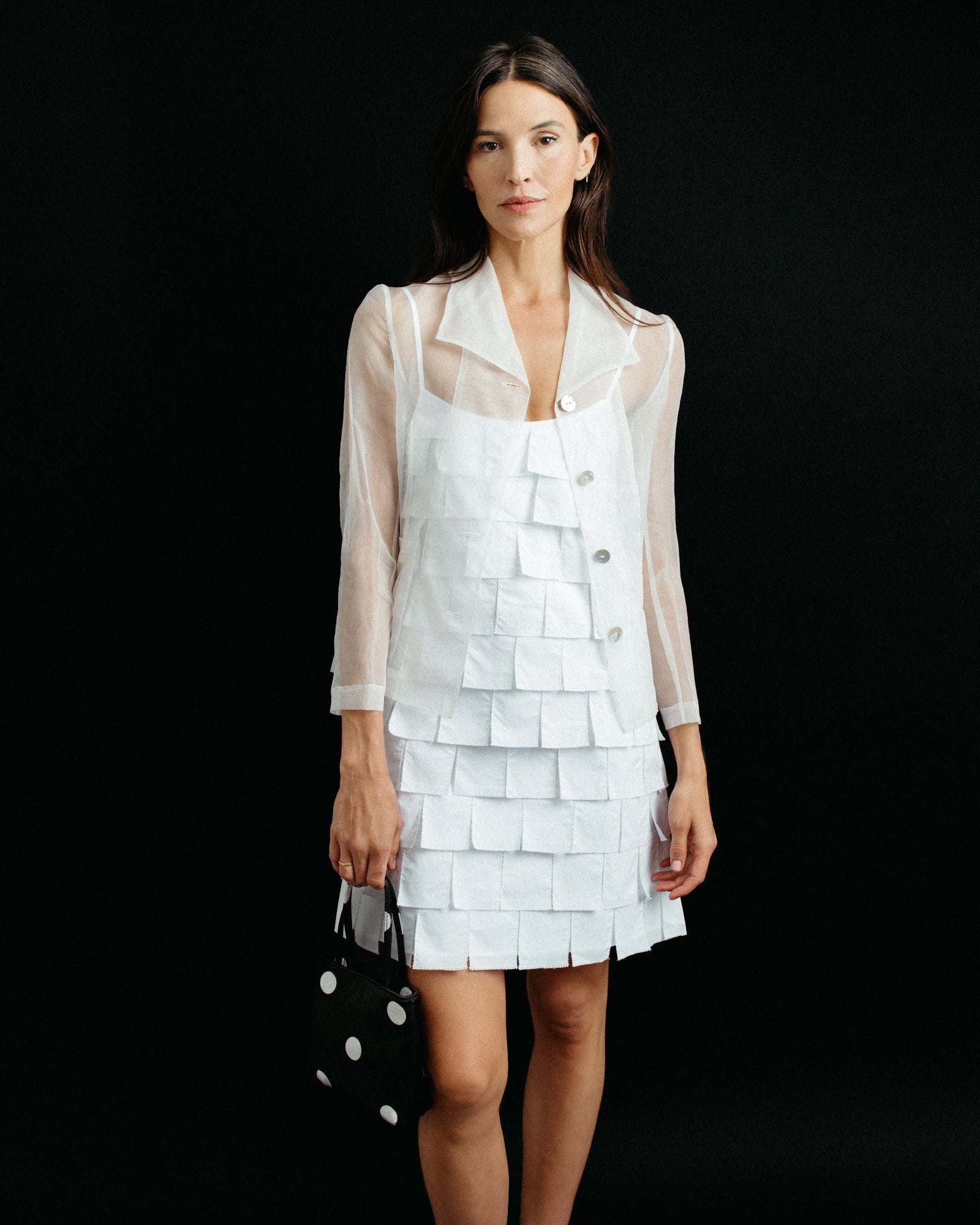 mae mini dress Mae Dress in White