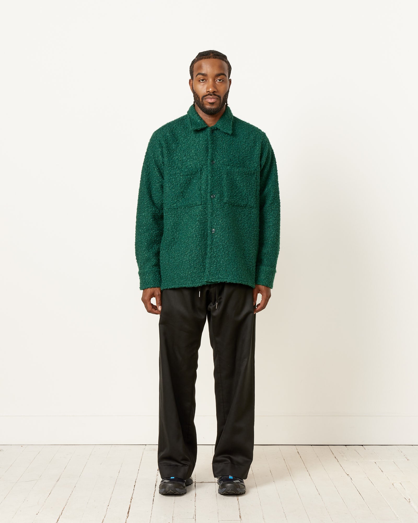 Brushed hotsell smock jacket