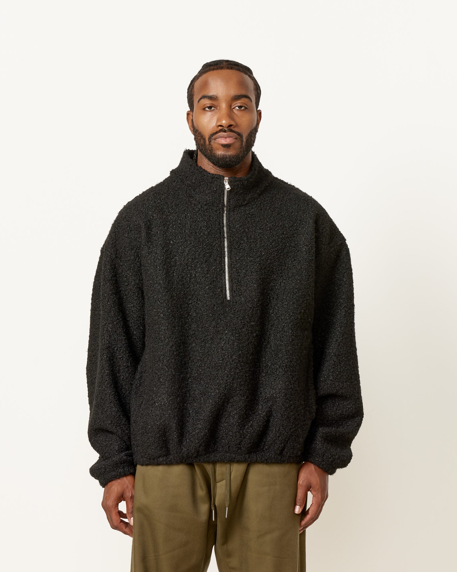 Alpina Pullover Sherpa in Black