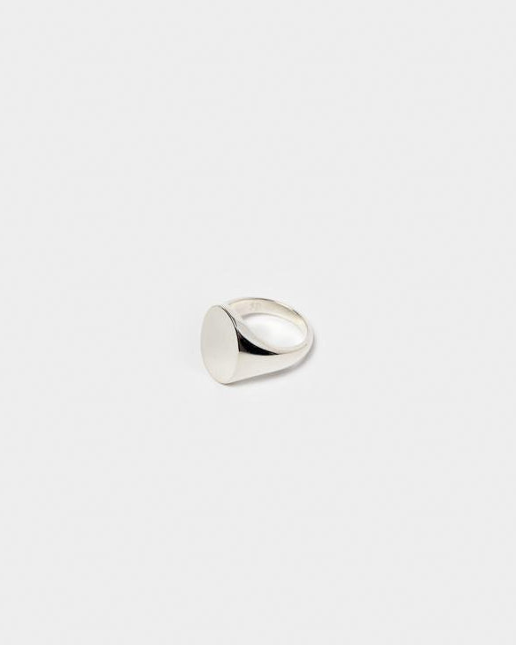 Large Signet Ring in Sterling Silver