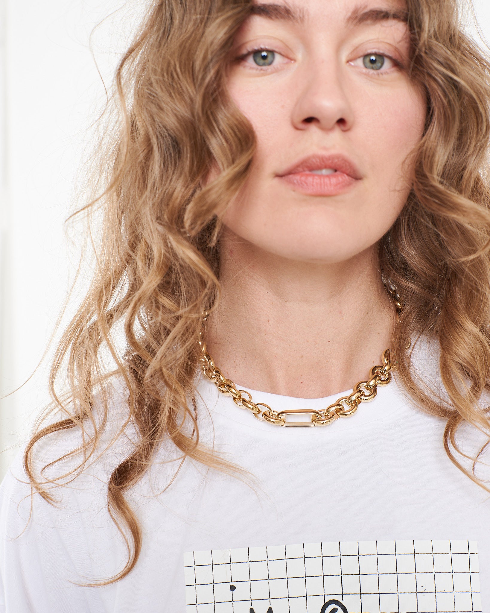 Laura Lombardi Cresca Necklace in Brass – VESTIGE