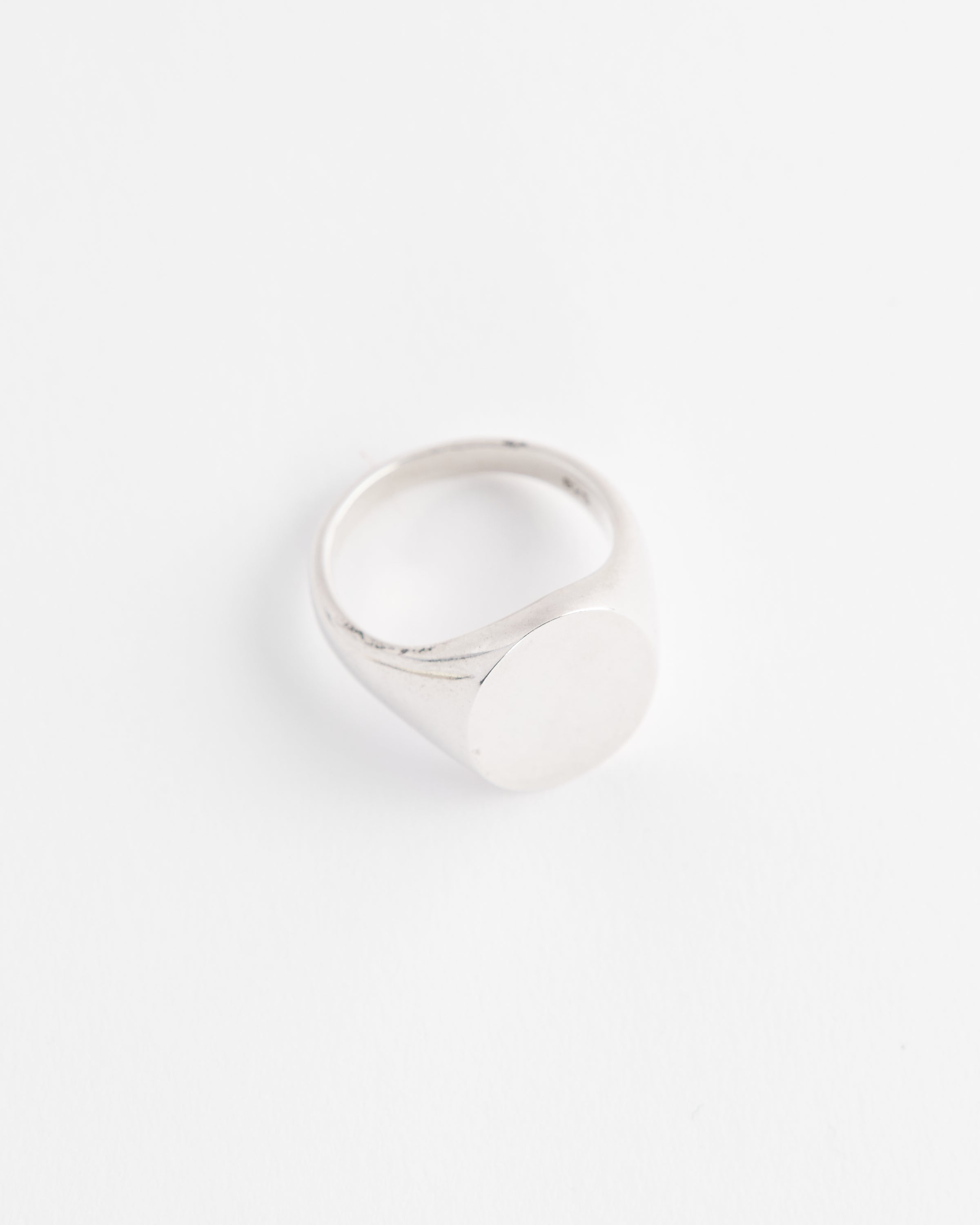 Large Signet Ring in Sterling Silver