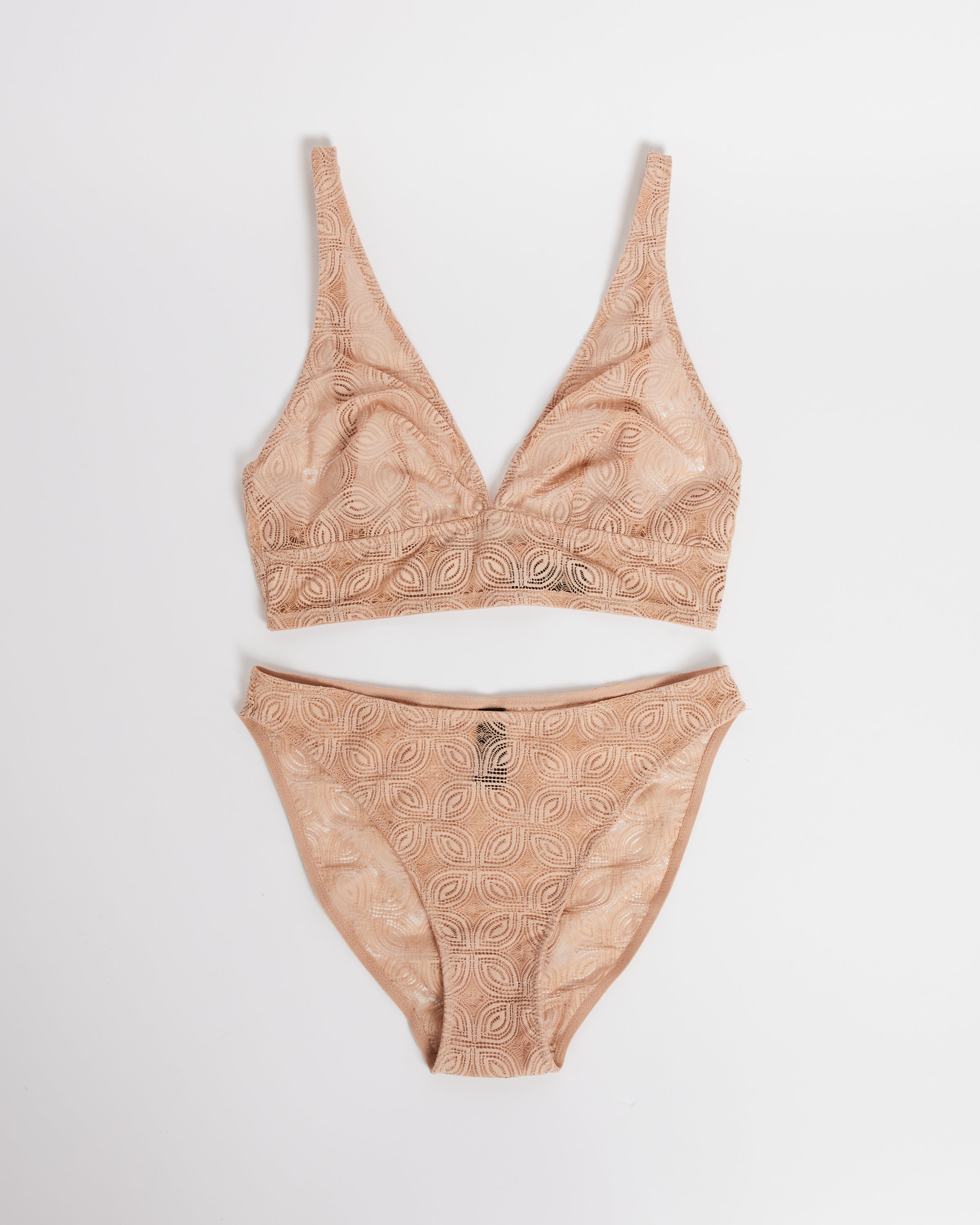 Mariposa Soft Plunge Bra in Blush