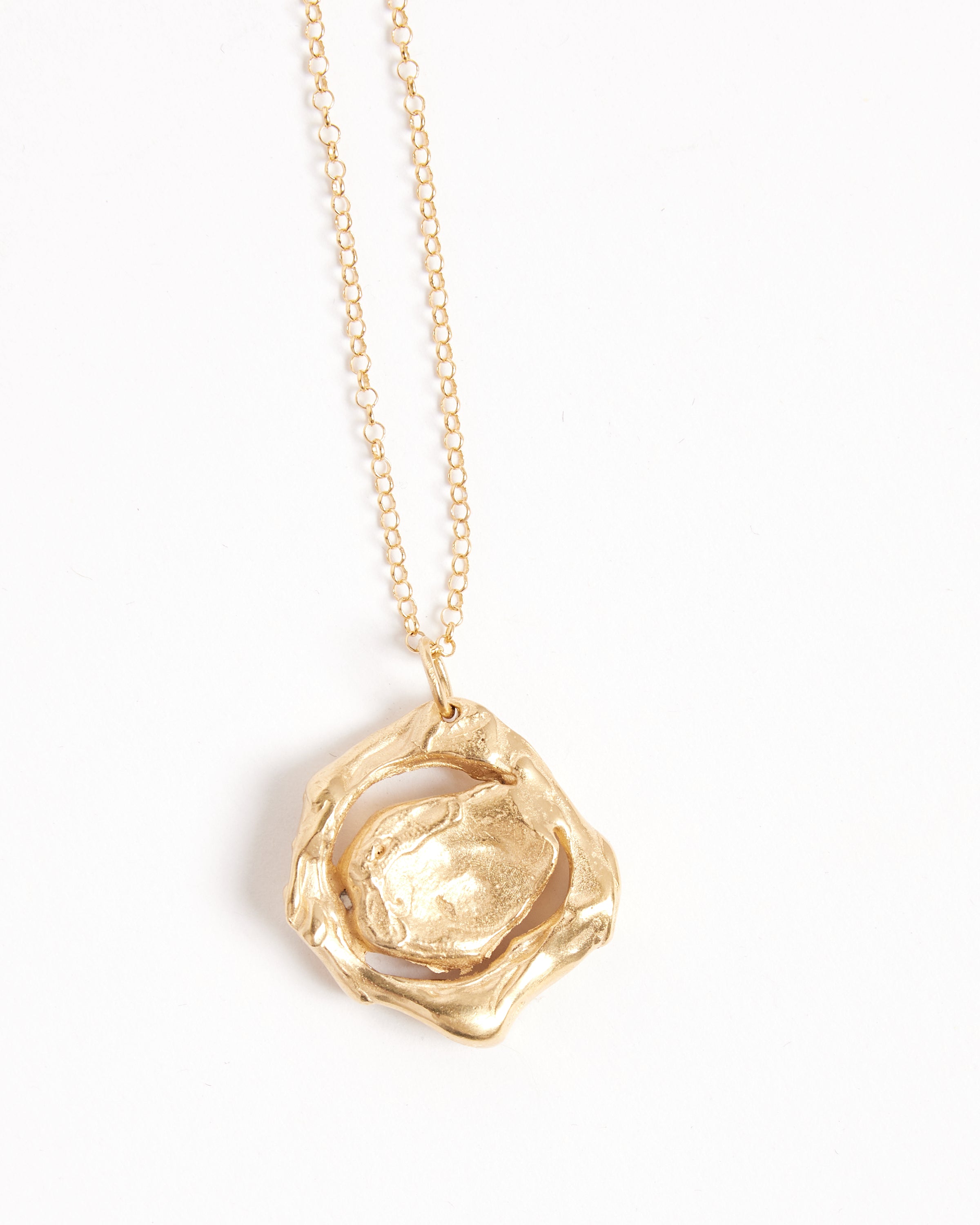 Amuleto Necklace in 18K Plated Yellow Gold