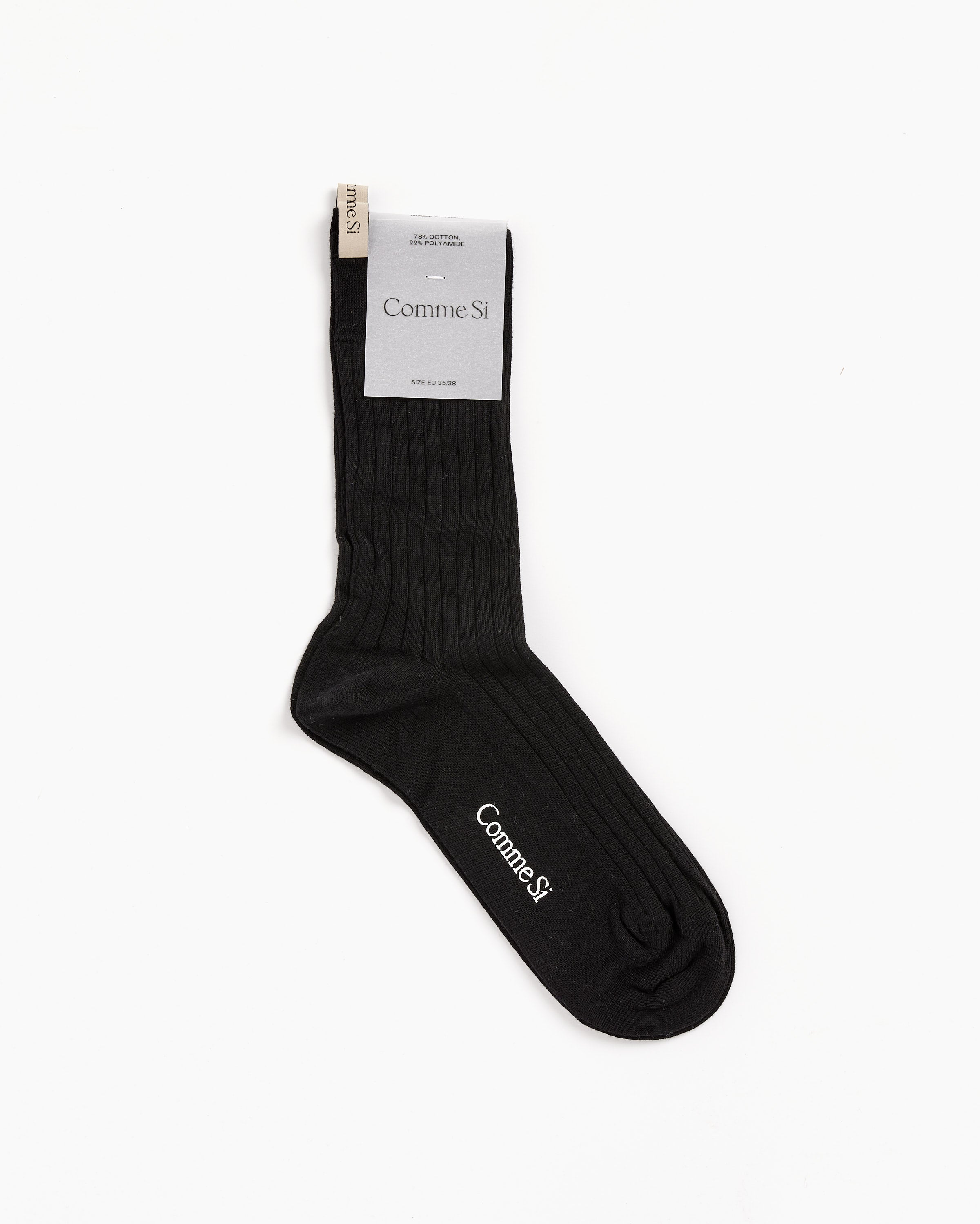 Mohawk General Store | Comme Si | The Yves Socks in Black