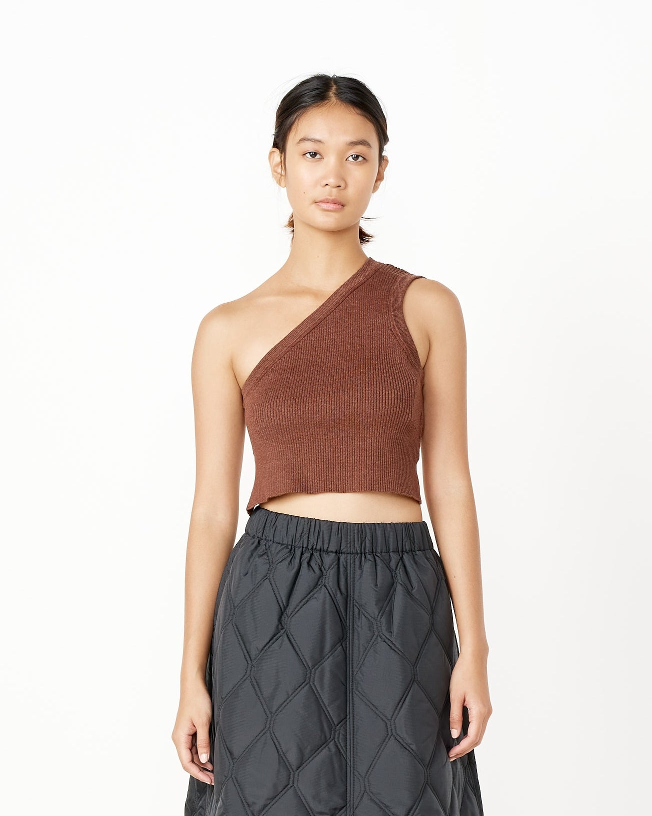 La Maille Ascu One Shoulder Top