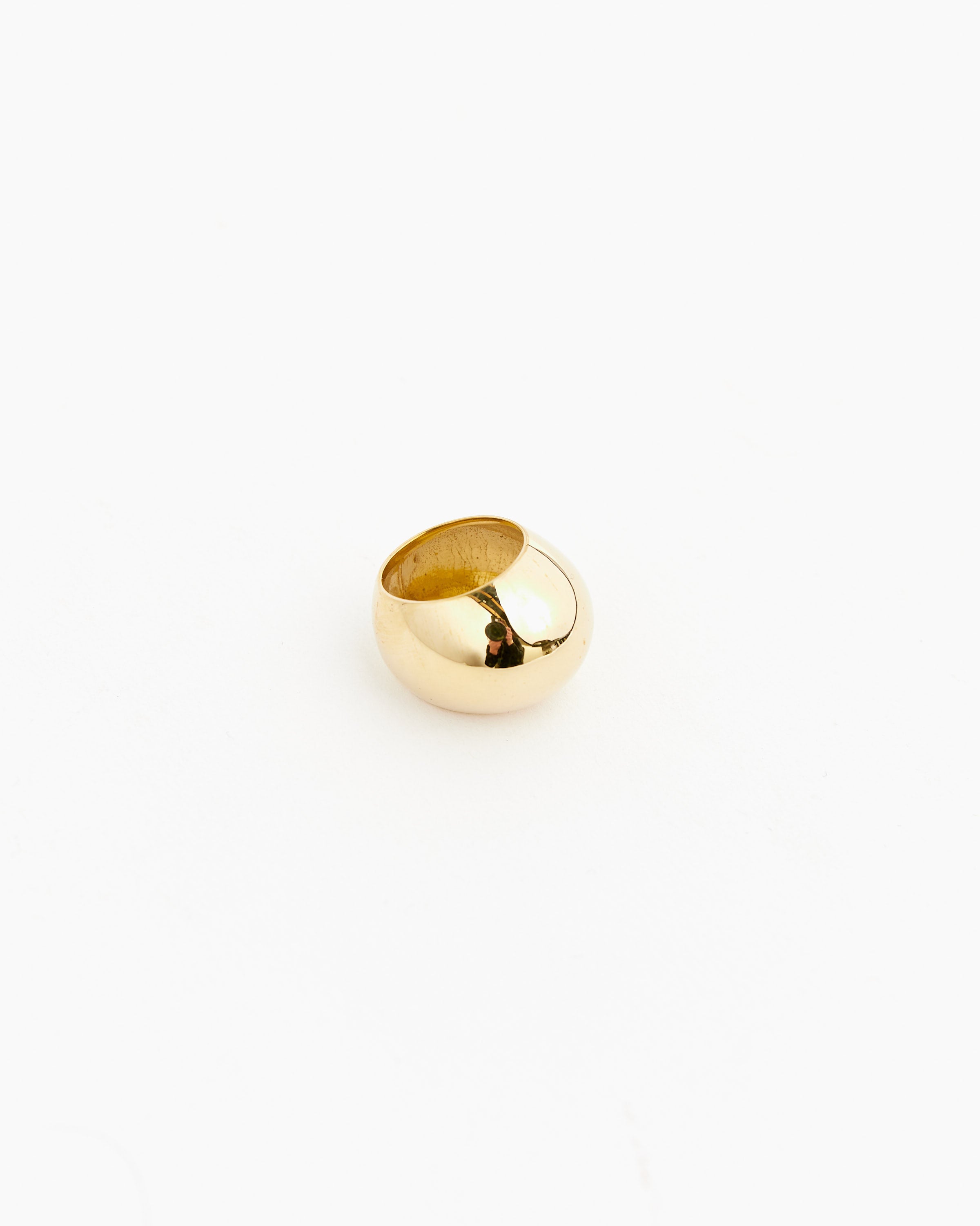 Bubble Ring in Brass