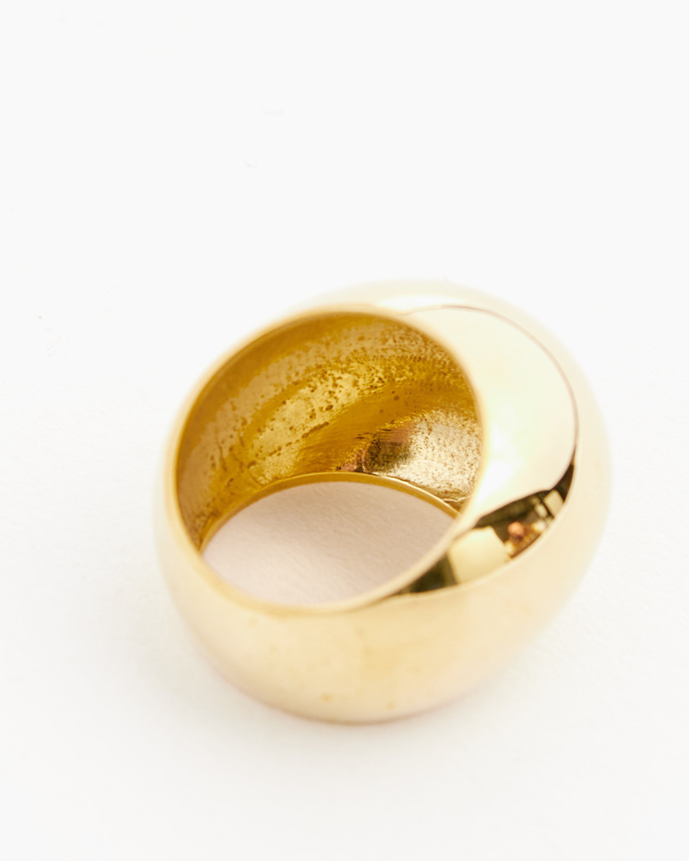 Bubble Ring in Brass