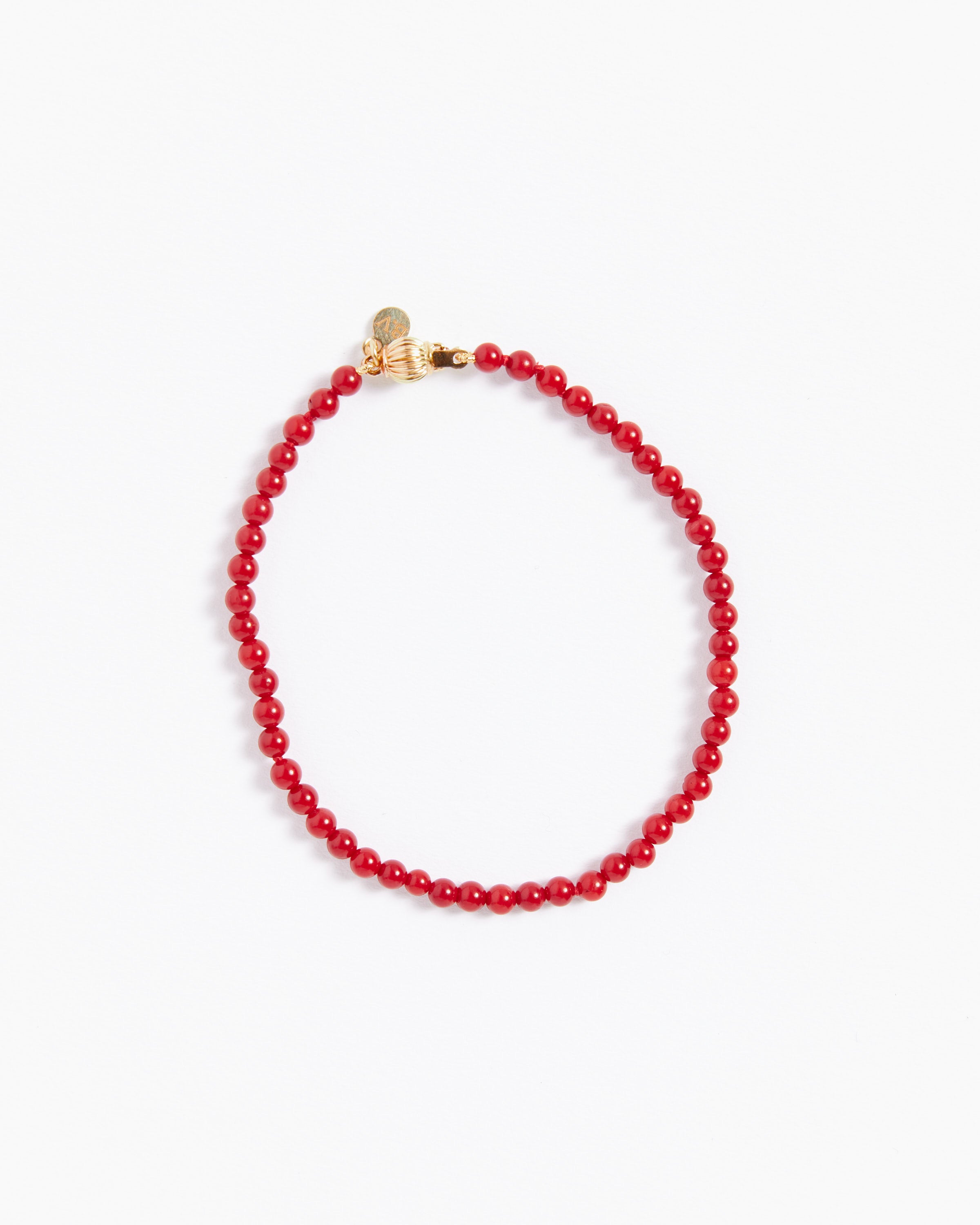 Bamboo Coral Bracelet in Red