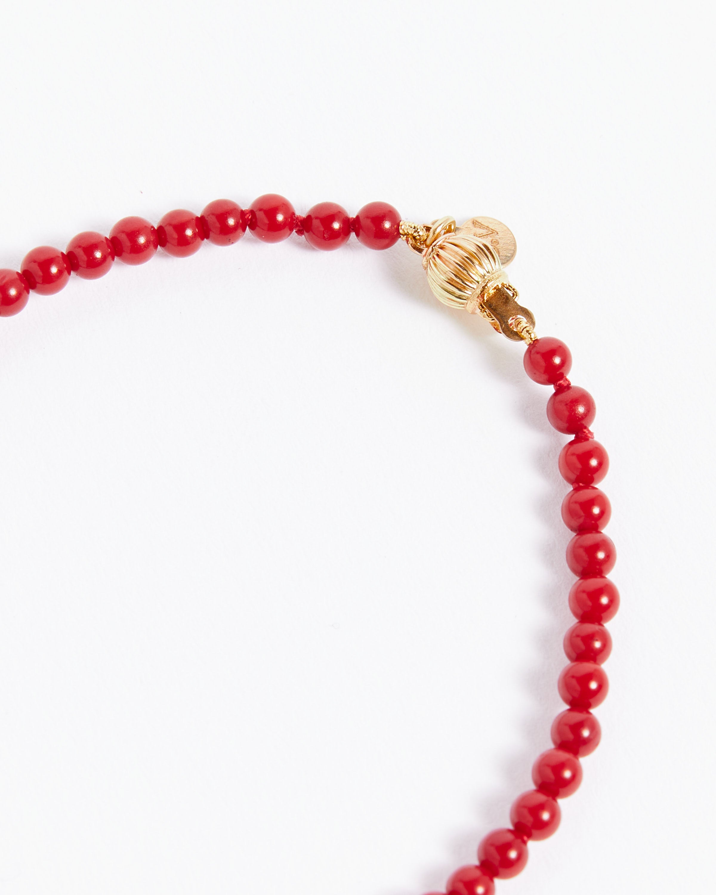 Bamboo Coral Bracelet in Red