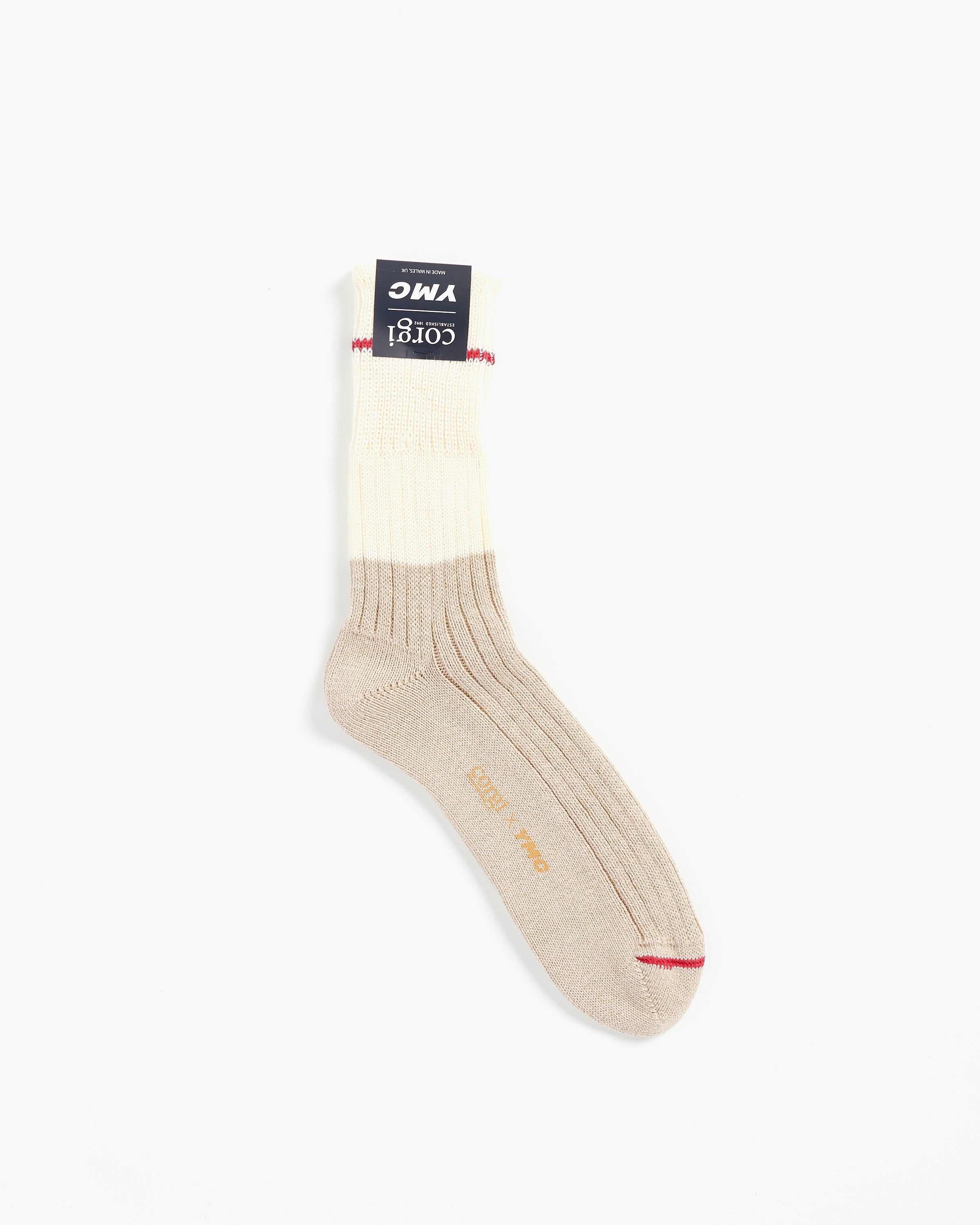 Block Slub Stripe Sock