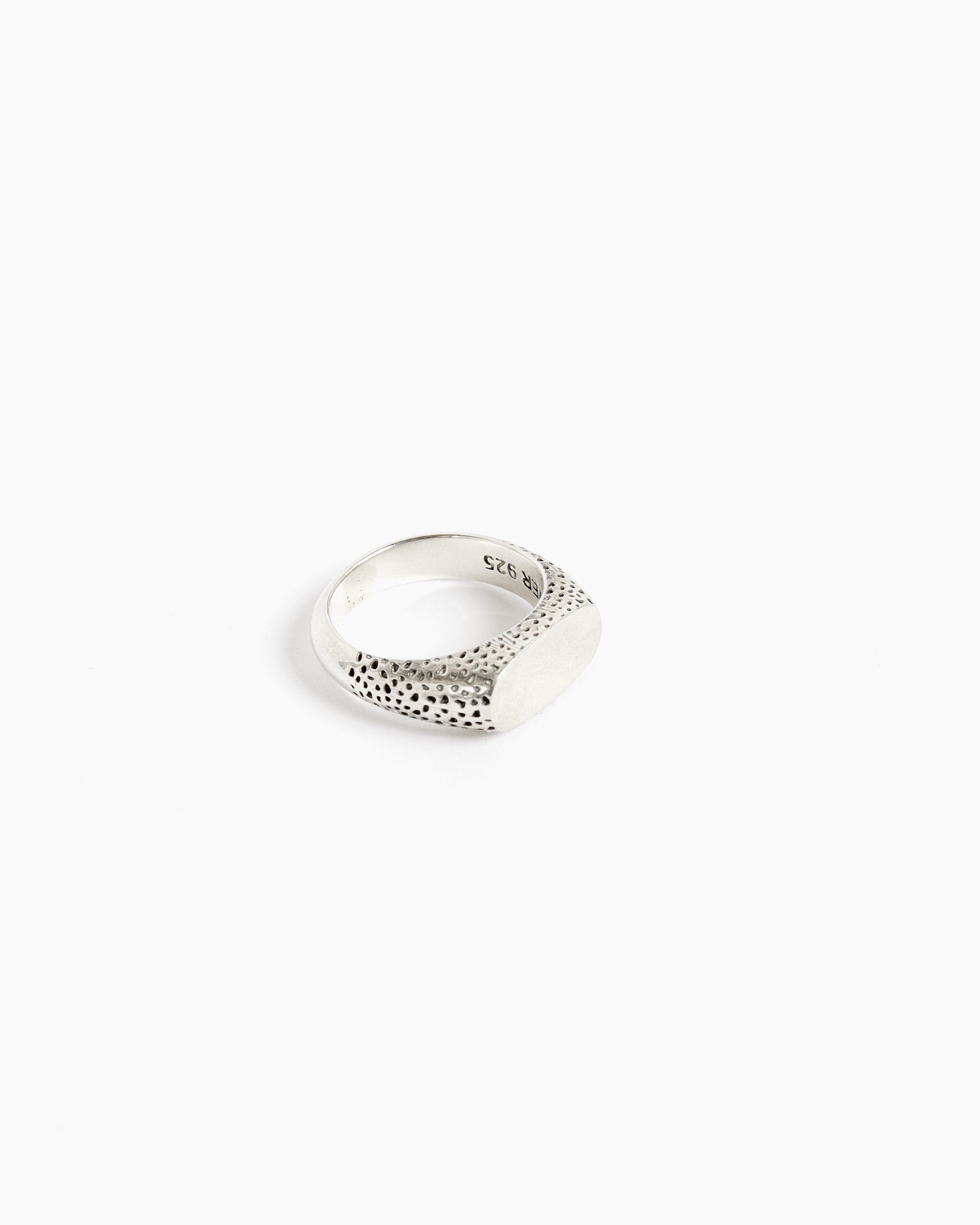 Slim Nugget Ring in Silver