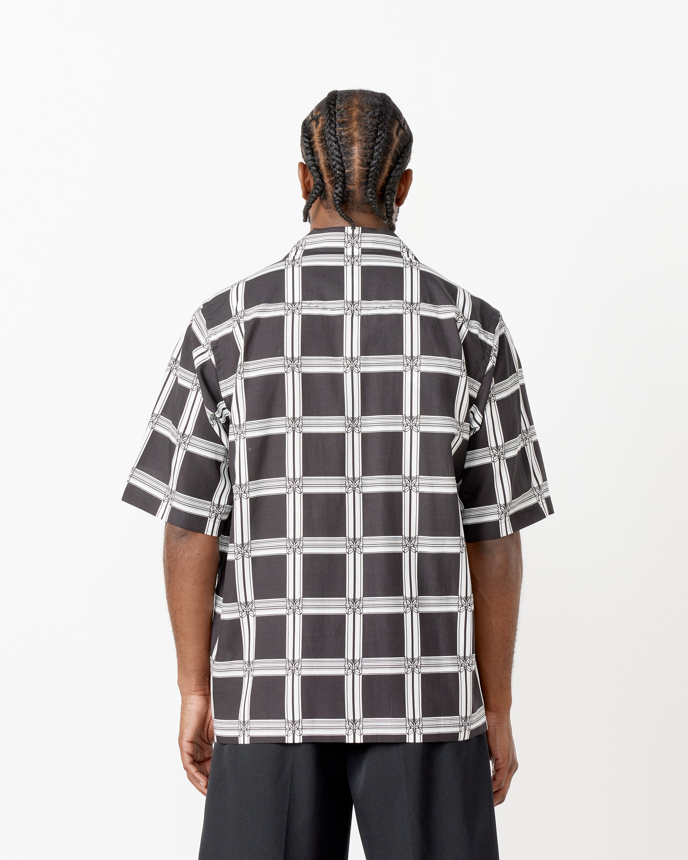 Cowboy One-Up SS Shirt in Black in Blue