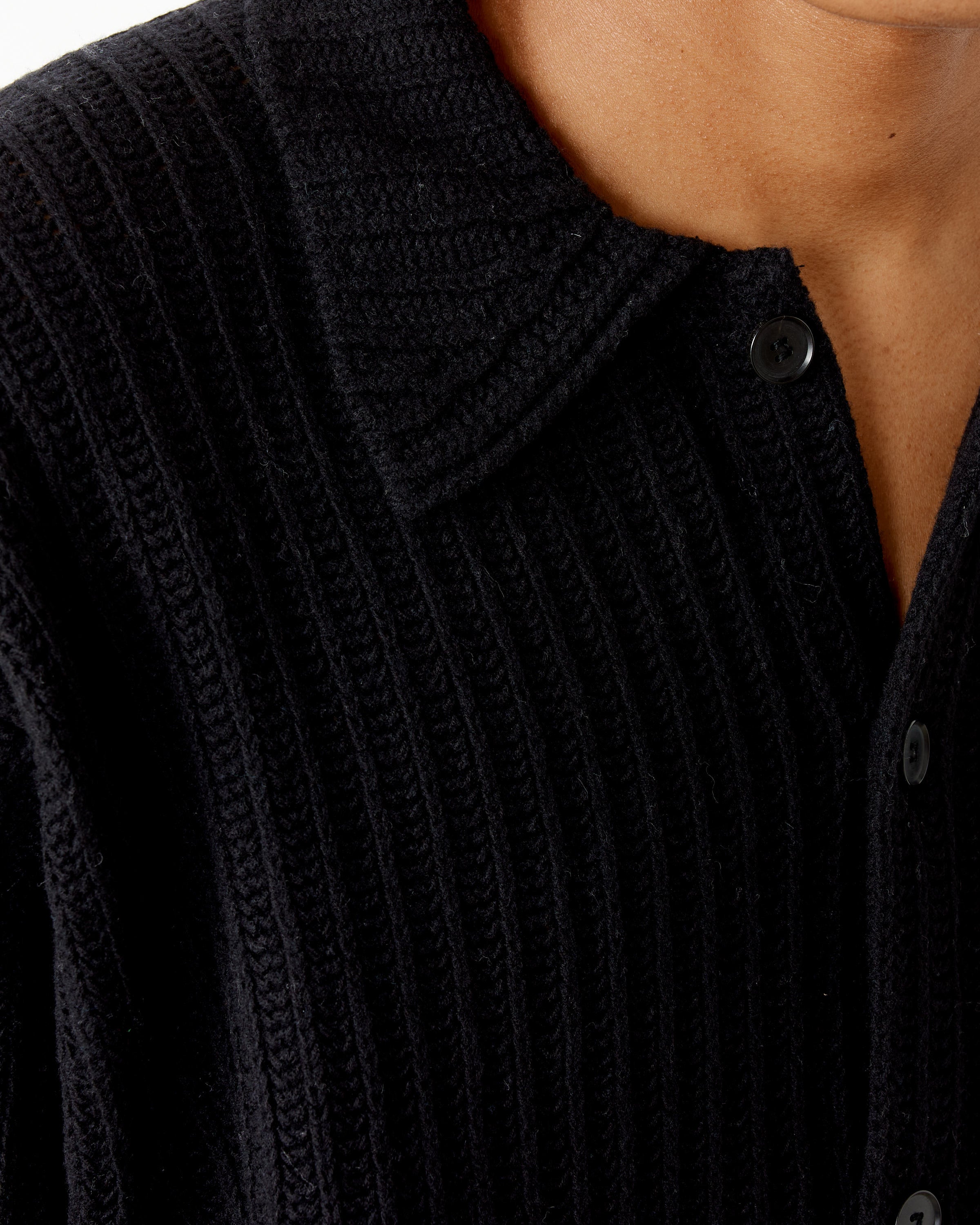 Brushed Cotton Wool Rib Knit Shirt – Mohawk General Store