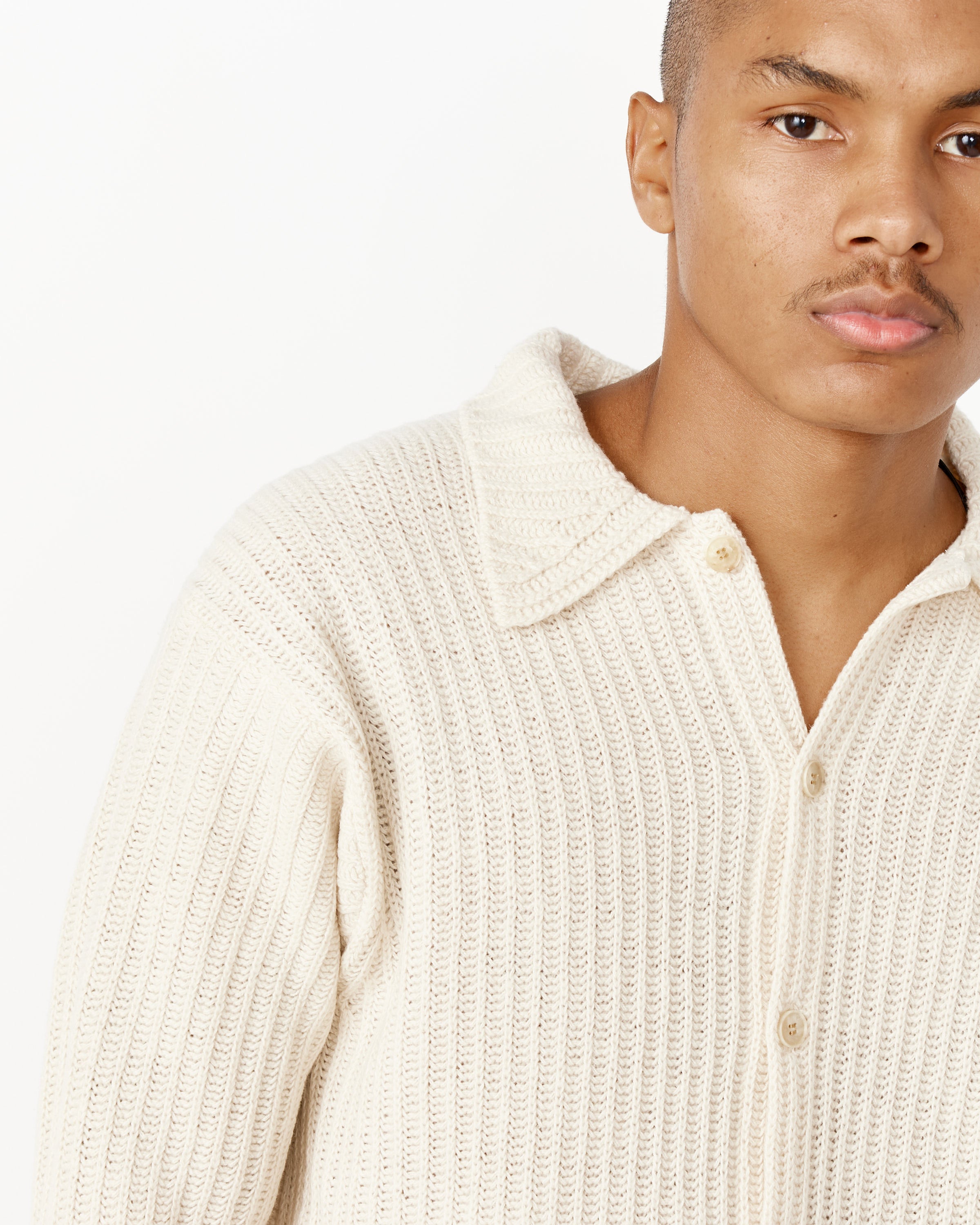 Brushed Cotton Wool Rib Knit Shirt – Mohawk General Store
