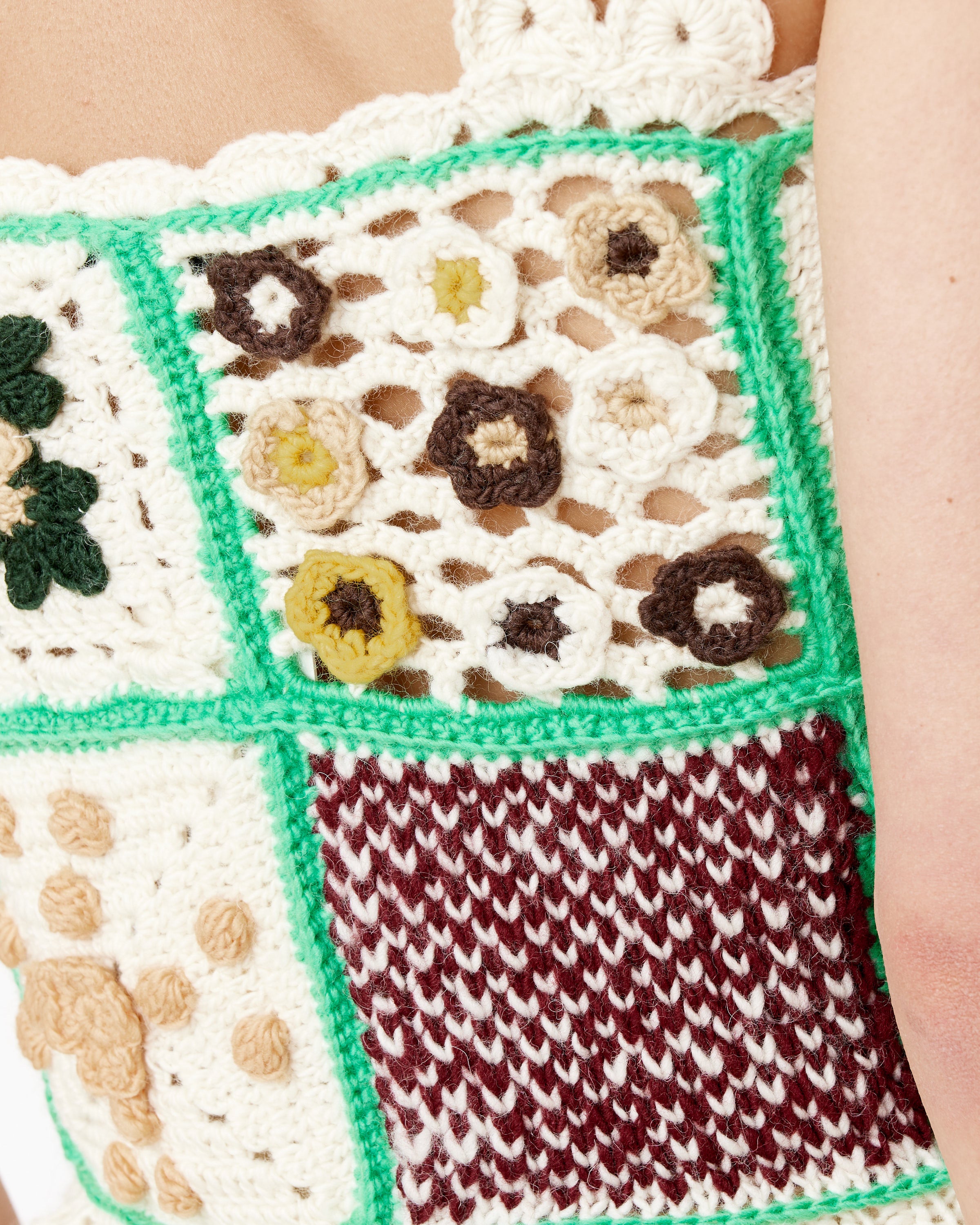 Gracie Granny Crochet Tank Top in Multi