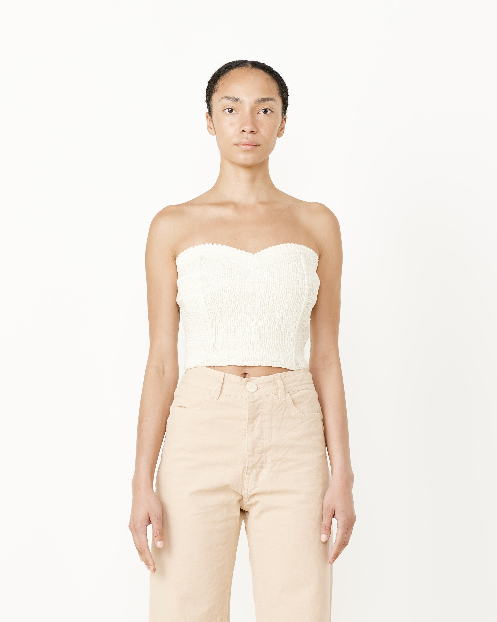 Willa Hand Smocked Bustier