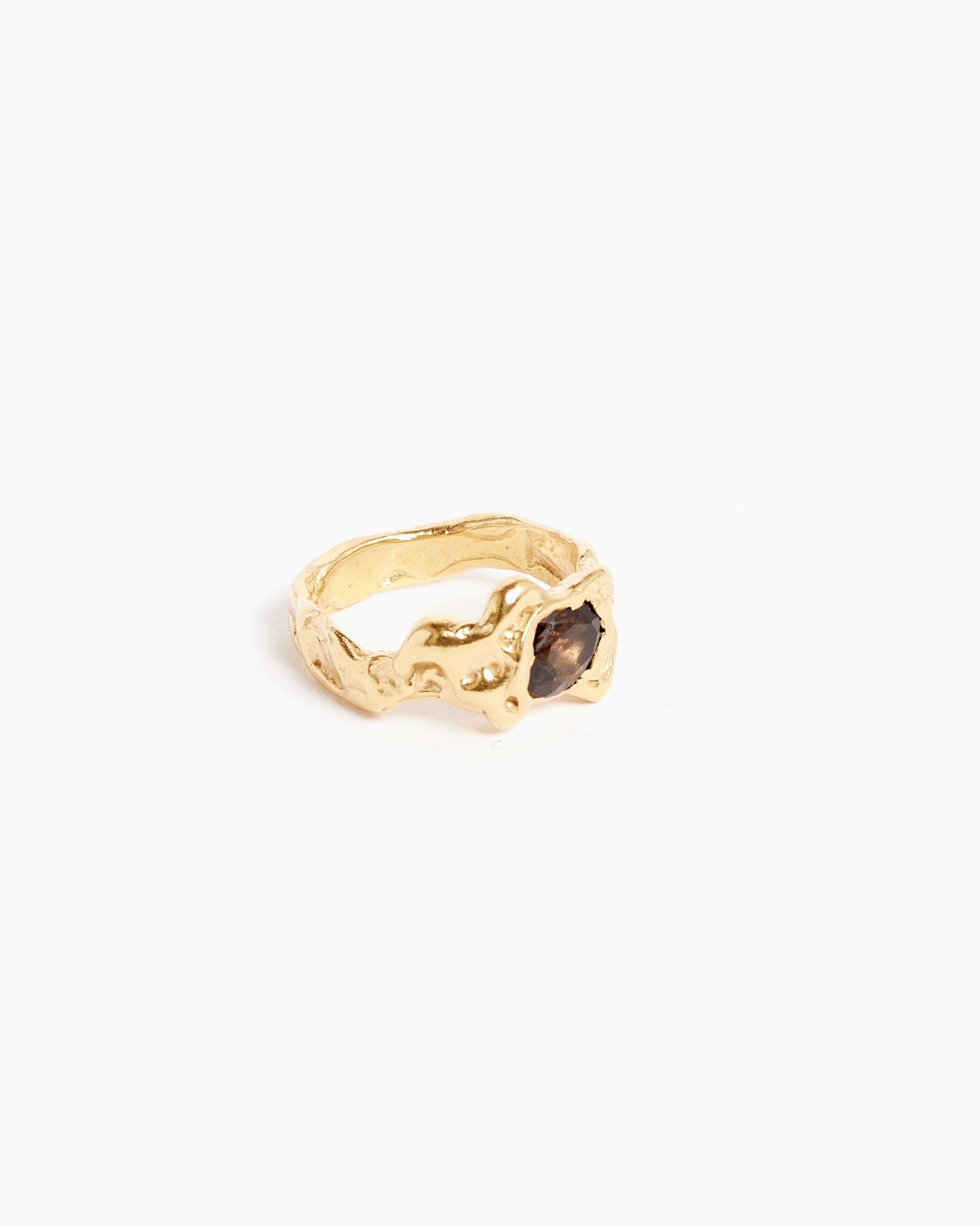 Ola Ring in 18K Plated Yellow Gold
