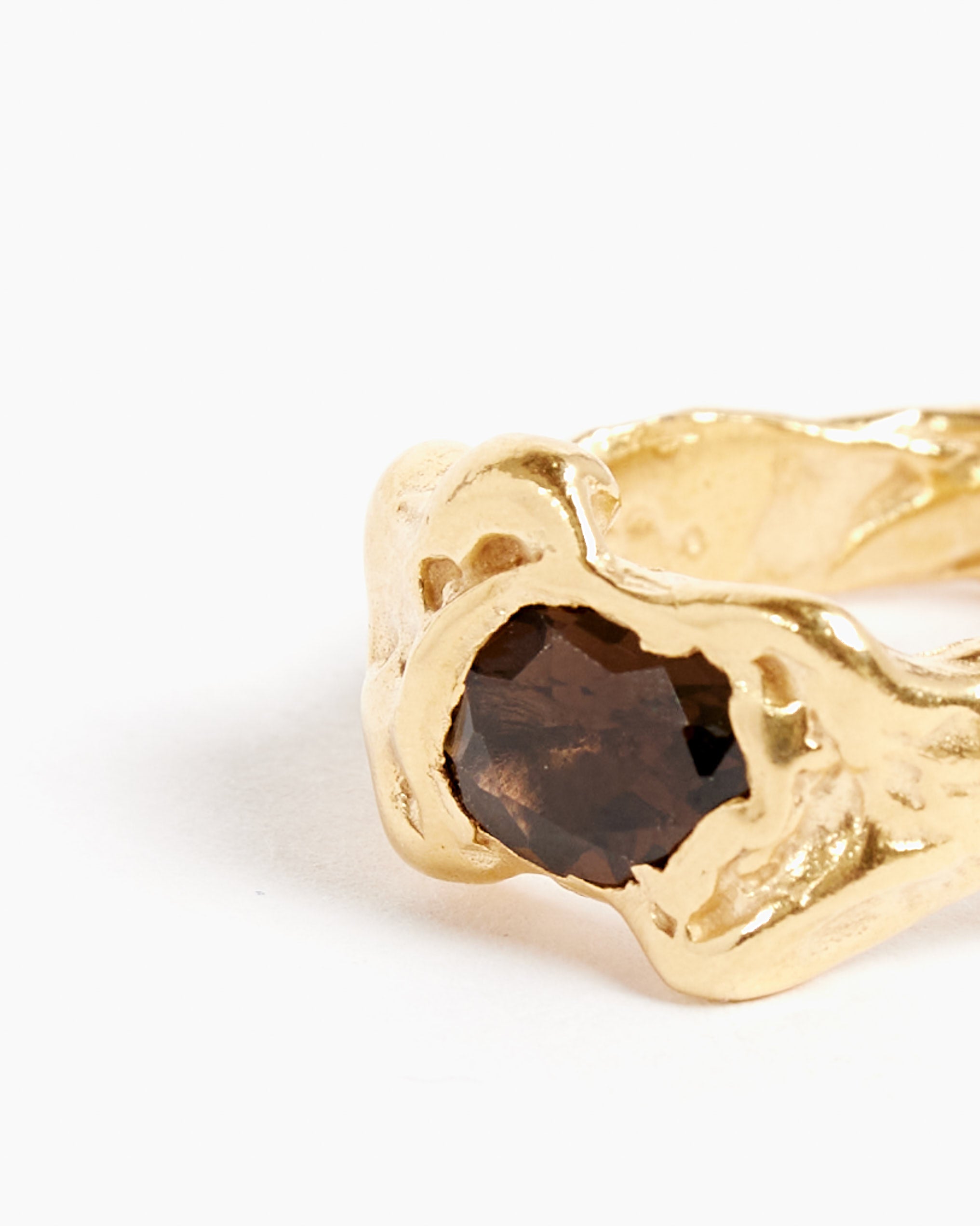 Ola Ring in 18K Plated Yellow Gold