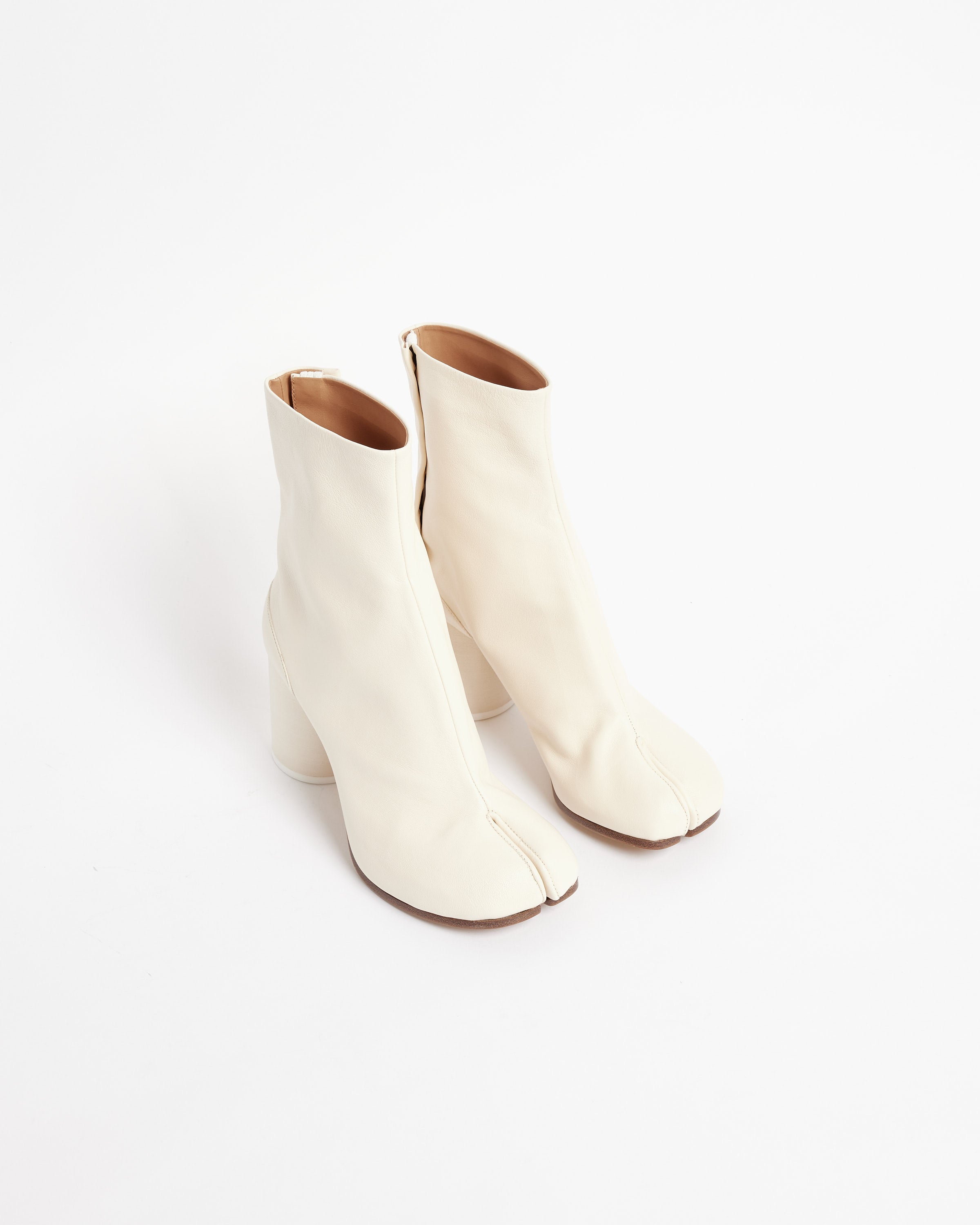 Tabi Ankle Boots in White