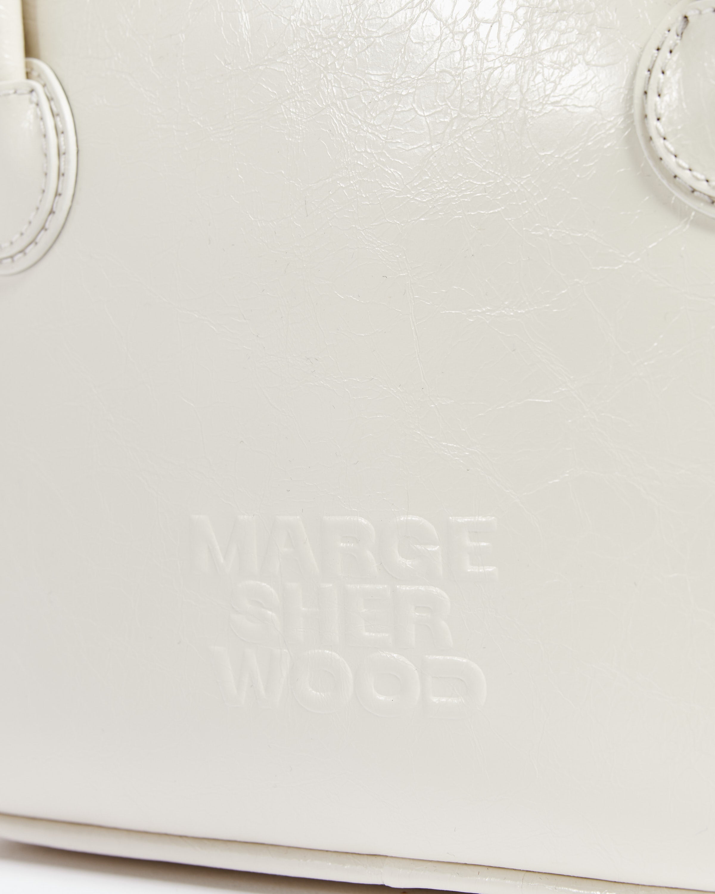 Marge Sherwood mini Hobo tote bag, Silver