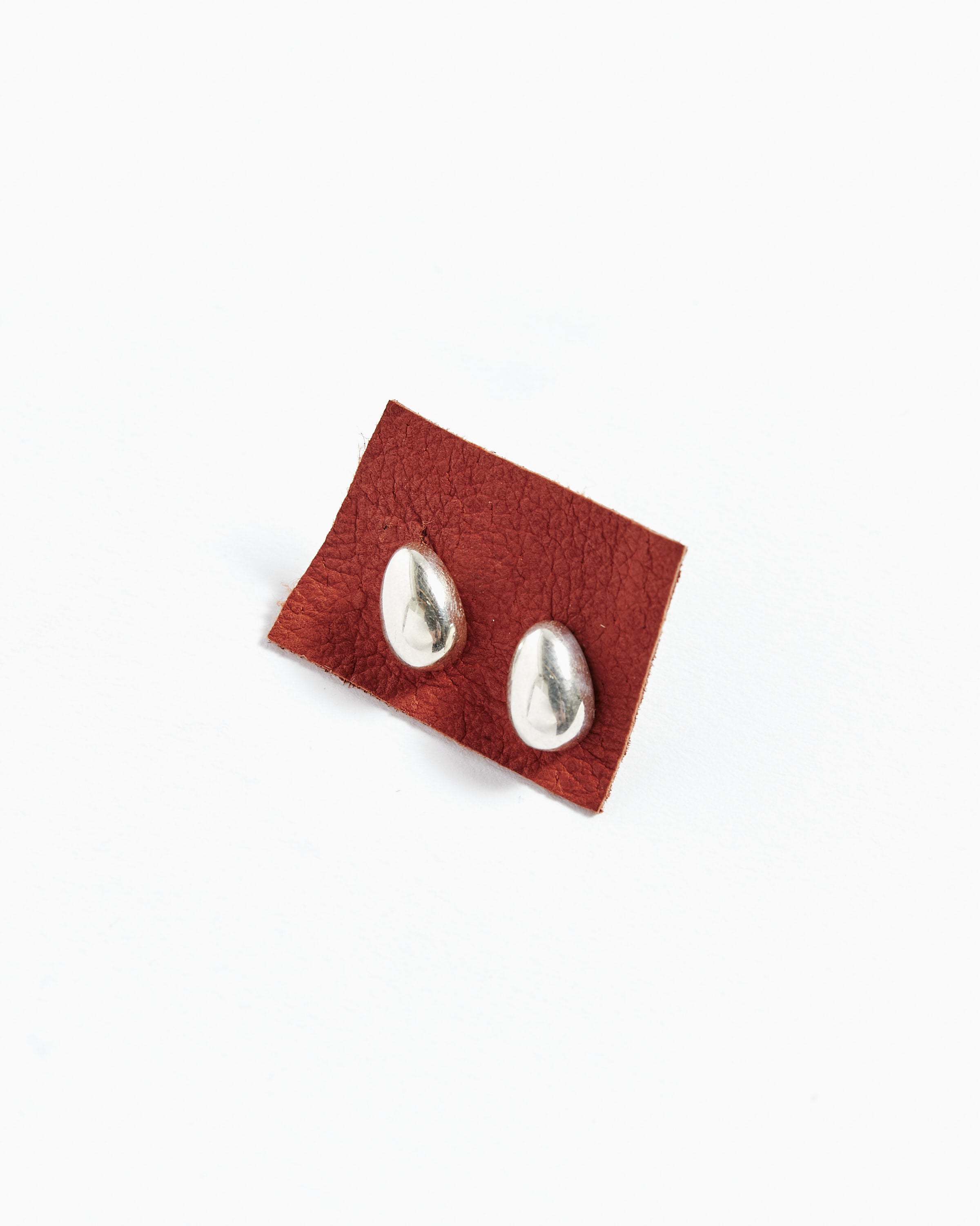 Tiny Egg Studs - Sterling Silver