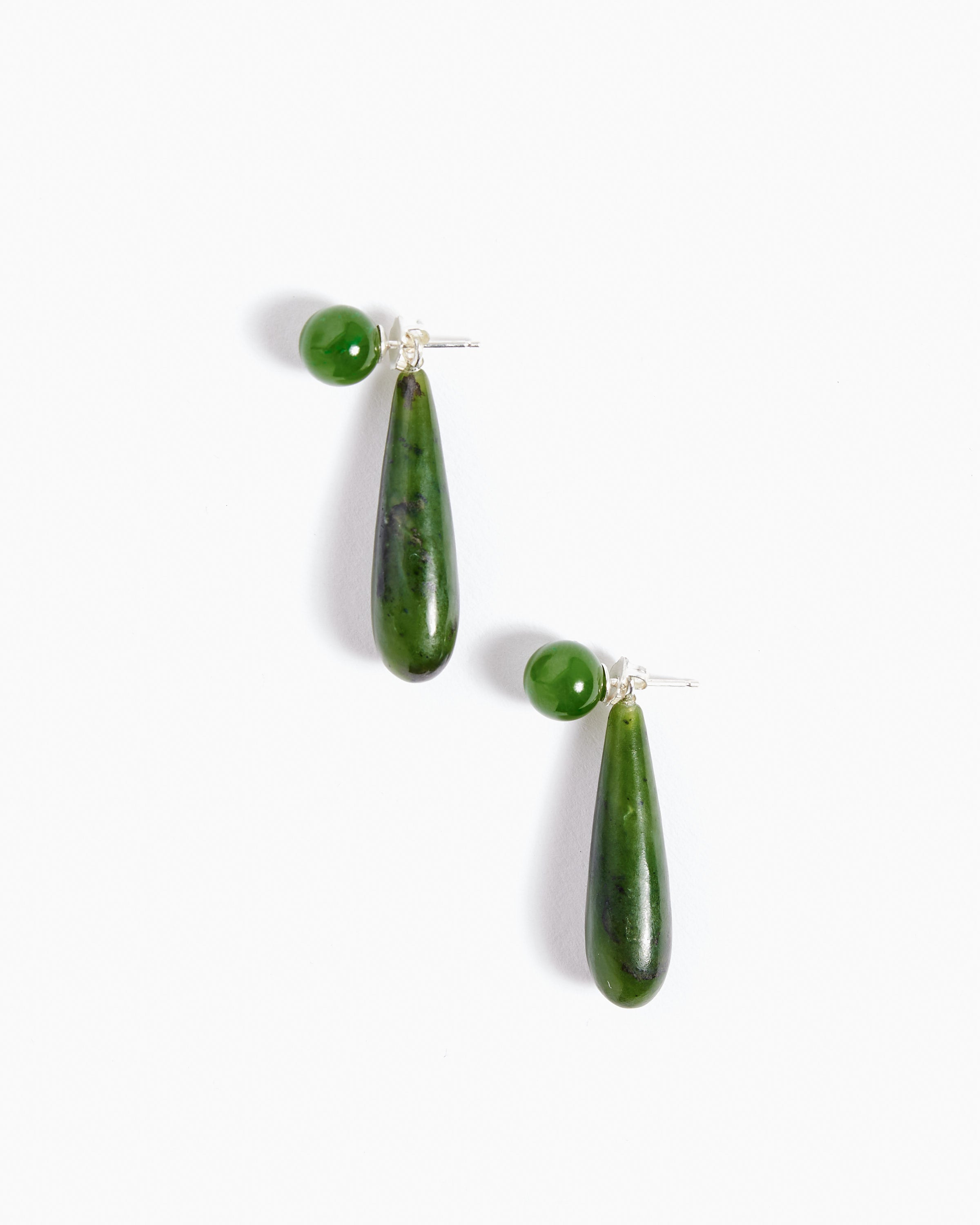 Small Angelika Earrings in Jade