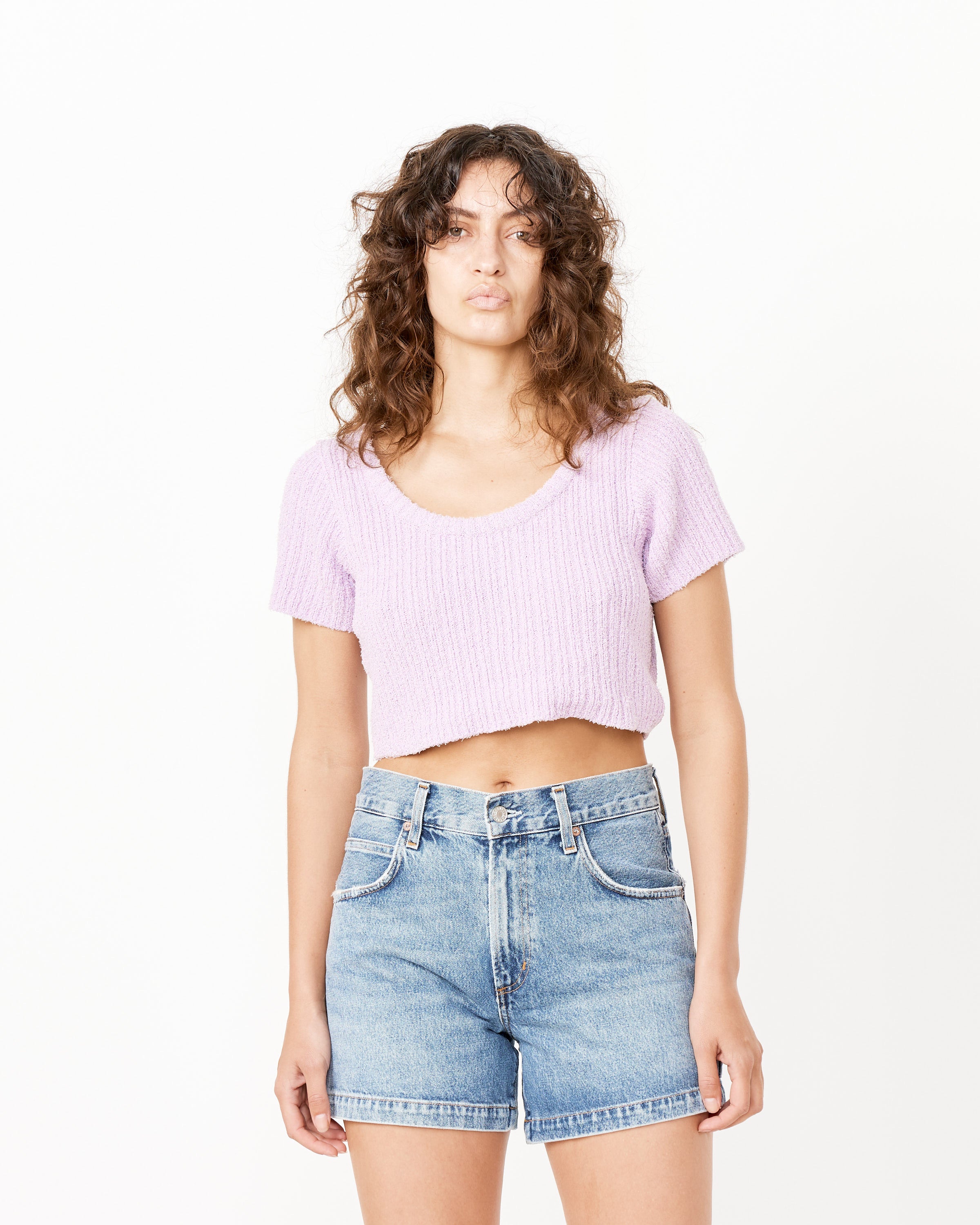 Fluffy Knitted Top