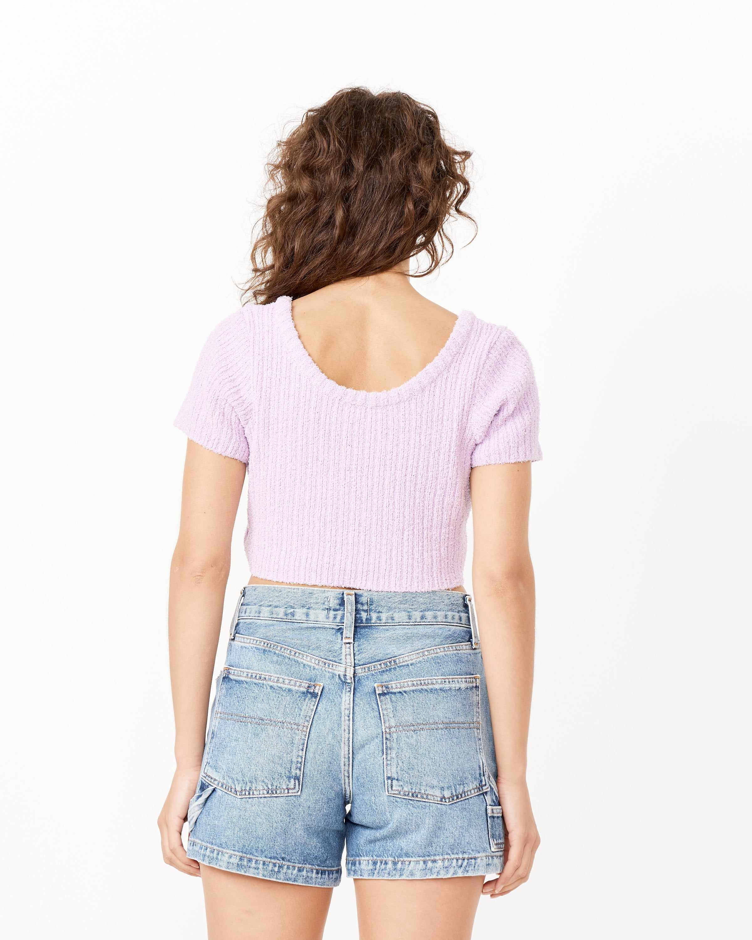 Fluffy Knitted Top