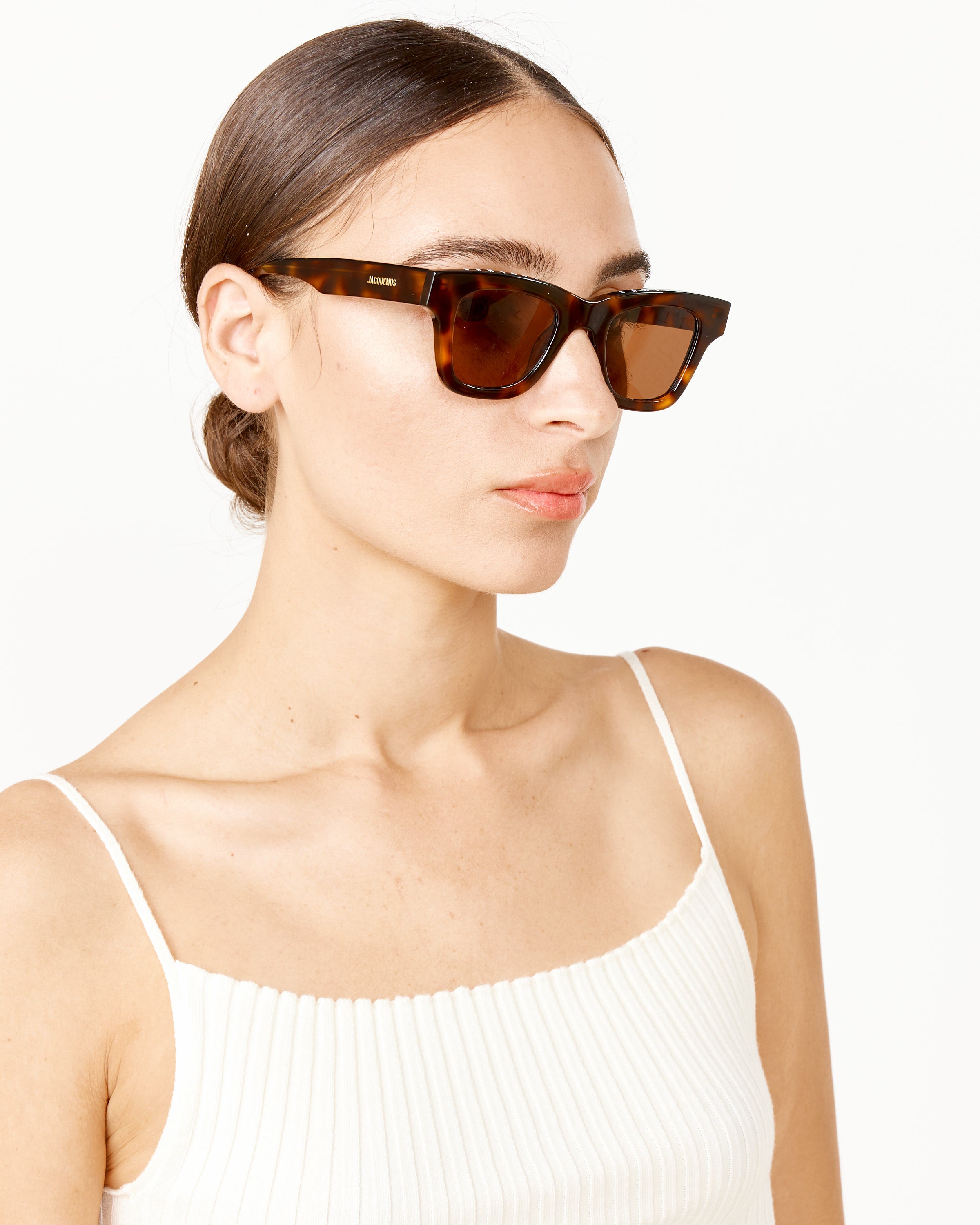 Les Lunettes Nocio Sunglasses in Multi Brown