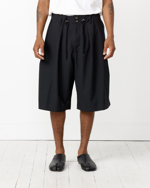 Sillage ショートパンツ CIRCULAR SHORTS ブラック Circular Short Pant
