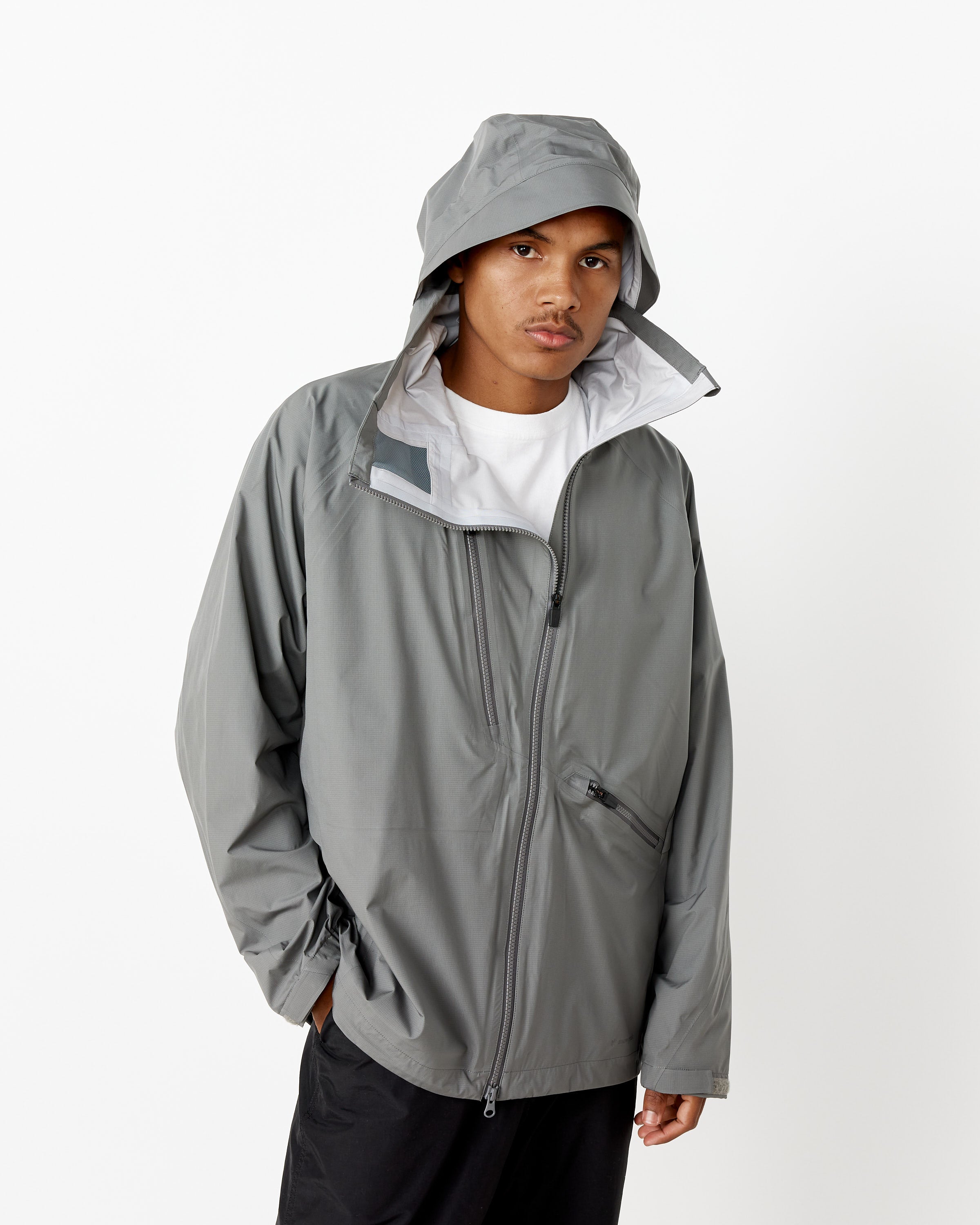 snowpeak スノーピーク  3L Rain Jacket L Grey