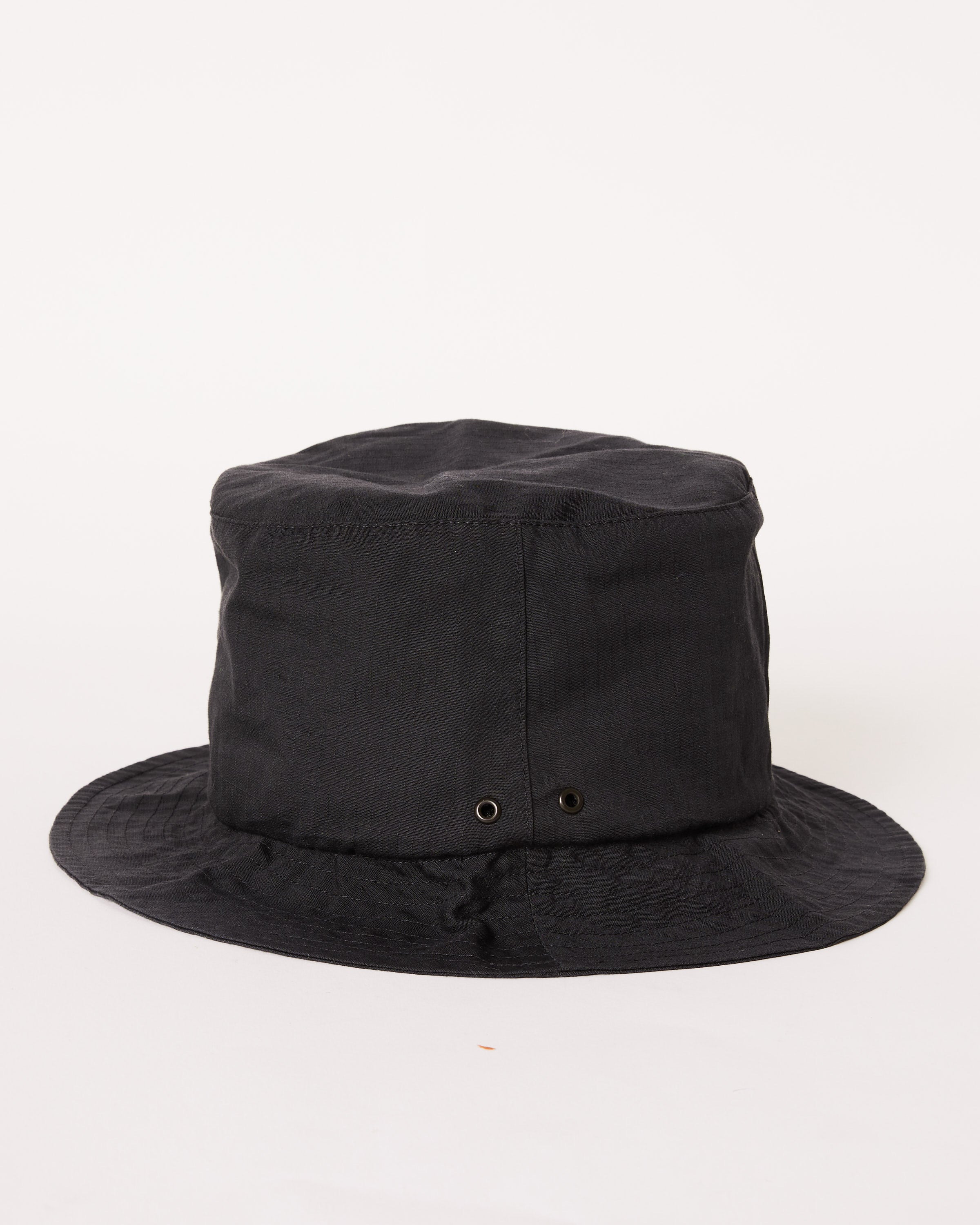 Takibi Light Ripstop Hat in Black