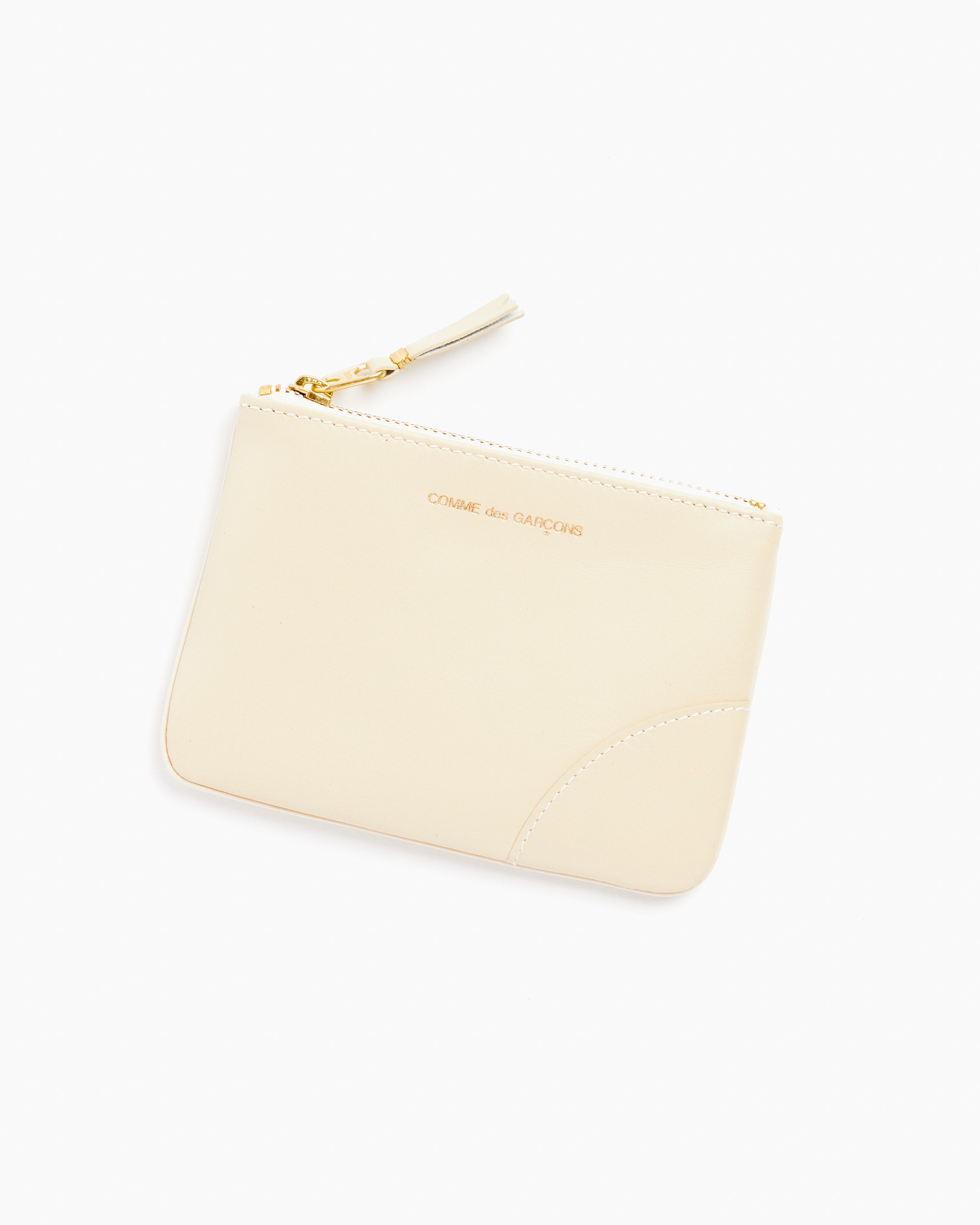 Classic Zip Pouch in Off White
