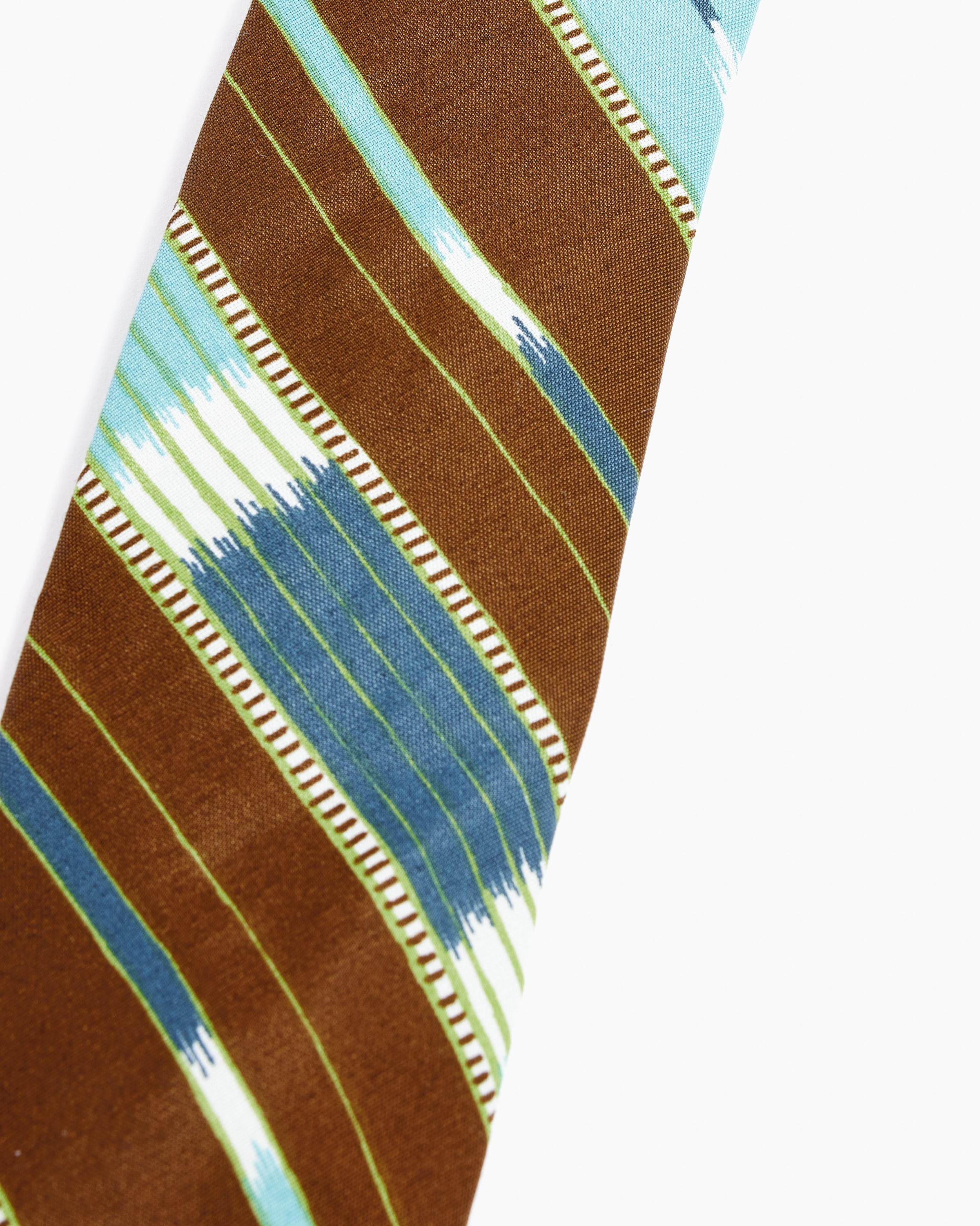SMOCK x Gitman Vintage Tie in Rayon Beaded Stripe