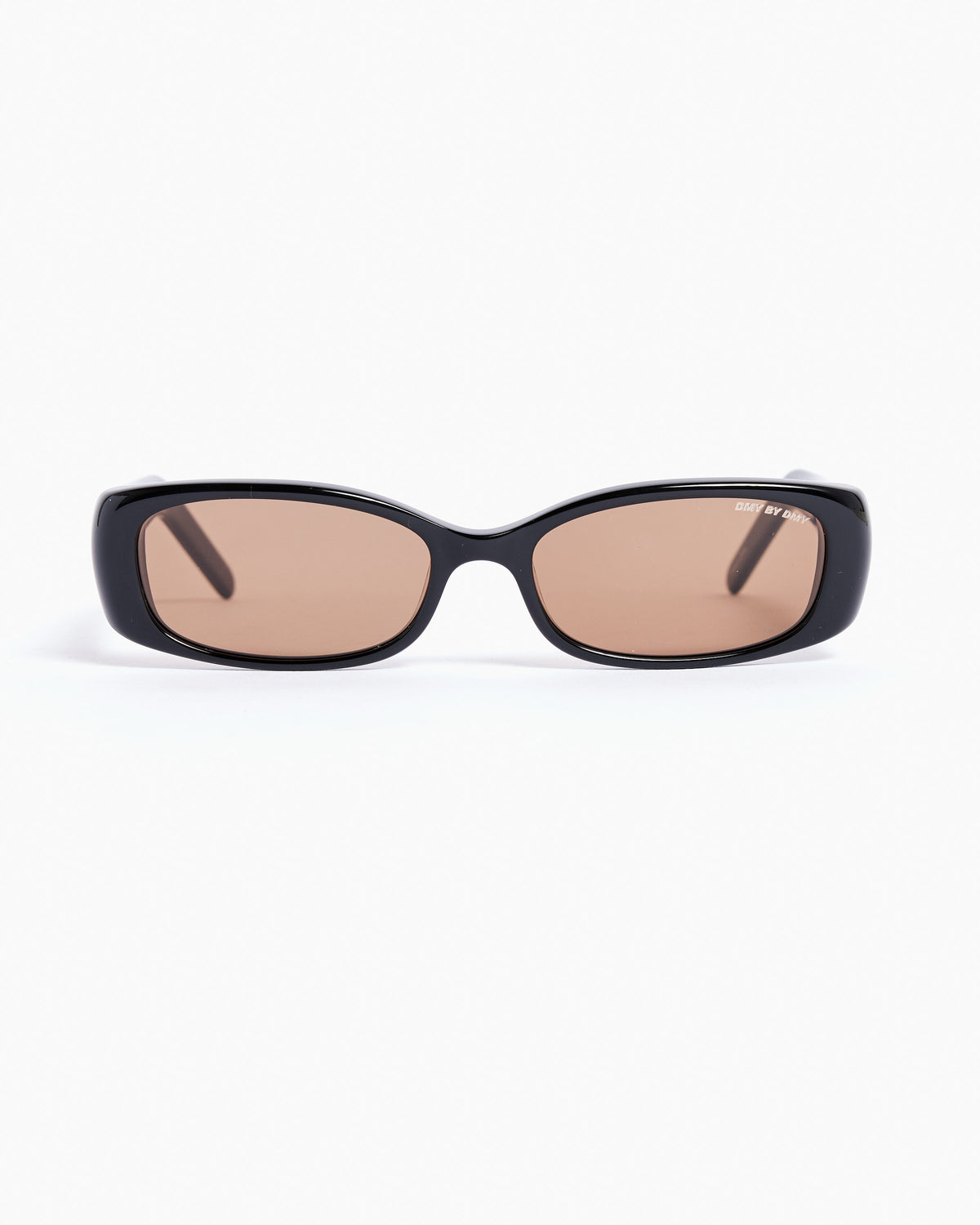 DMY By DMY Studios Billy Transparent Brown Rectangular Sunglasses with Case Billy Sunglasses main image 3