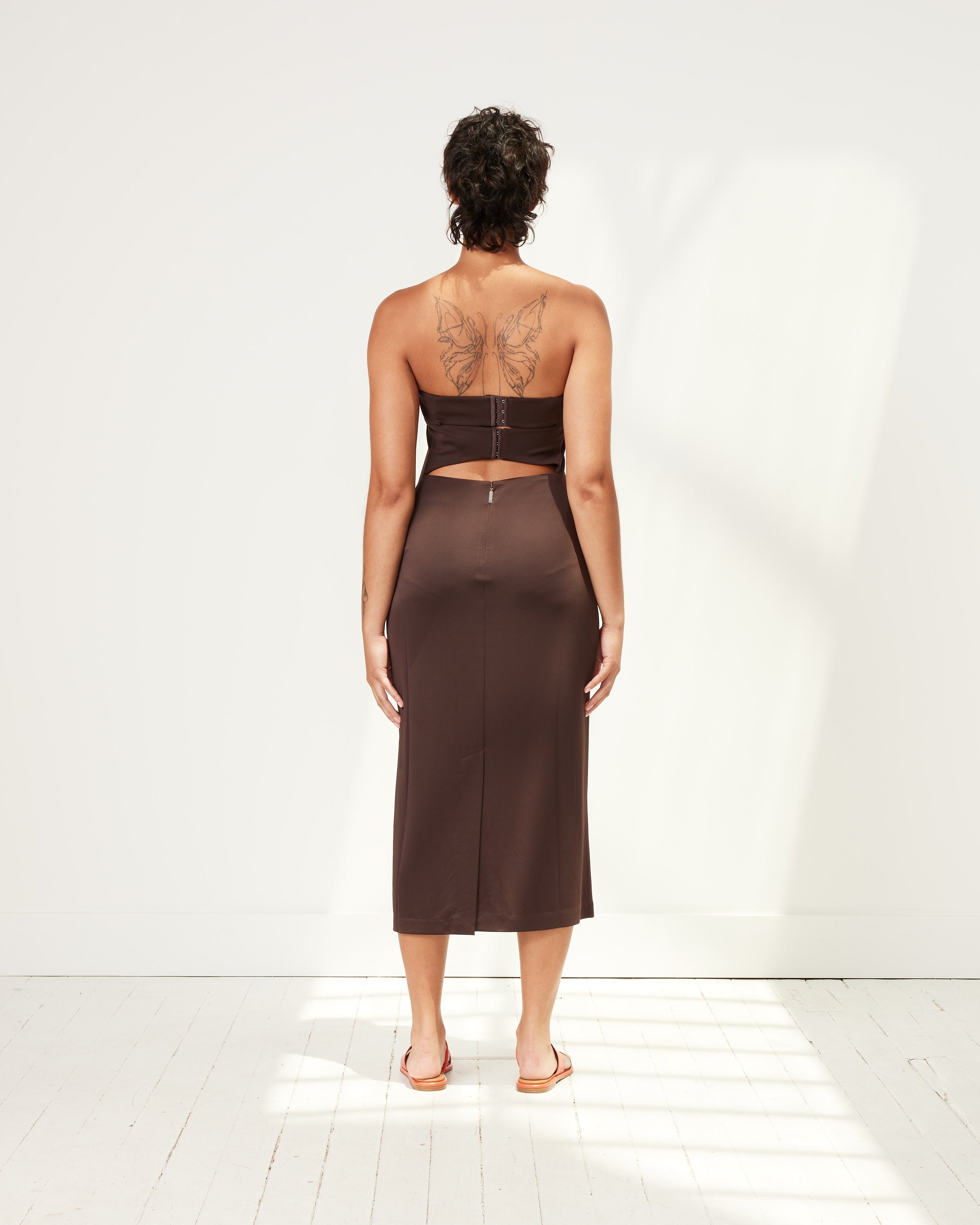 Harlow Jersey Strapless Midi Dress Harlow Jersey Strapless Midi Dress