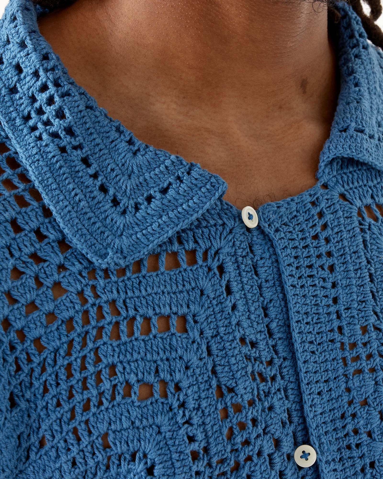 Overdye Crochet Shirt