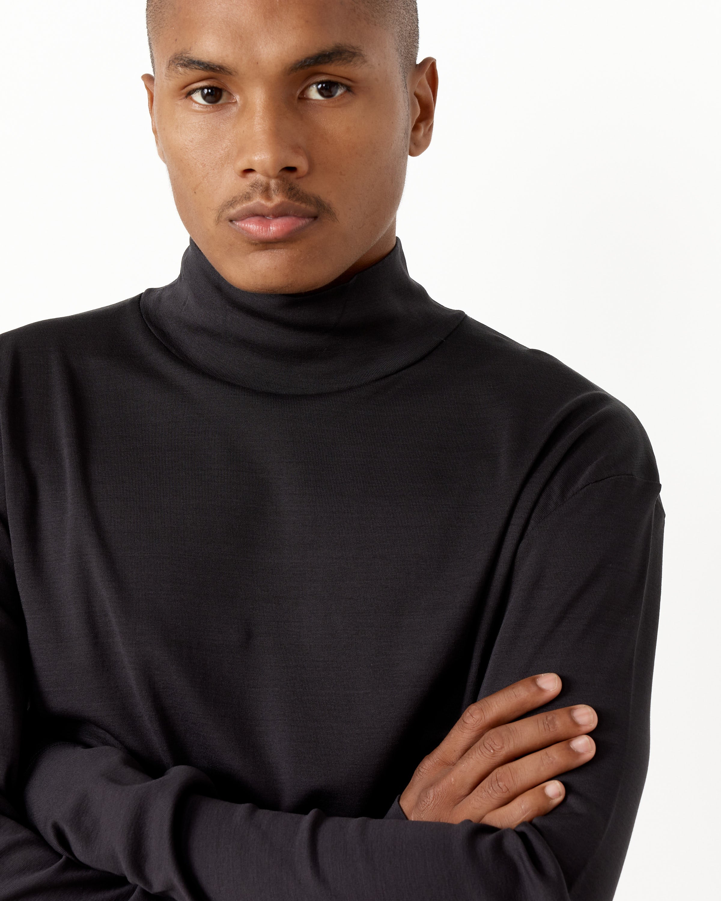 Long Sleeve Rib Turtleneck