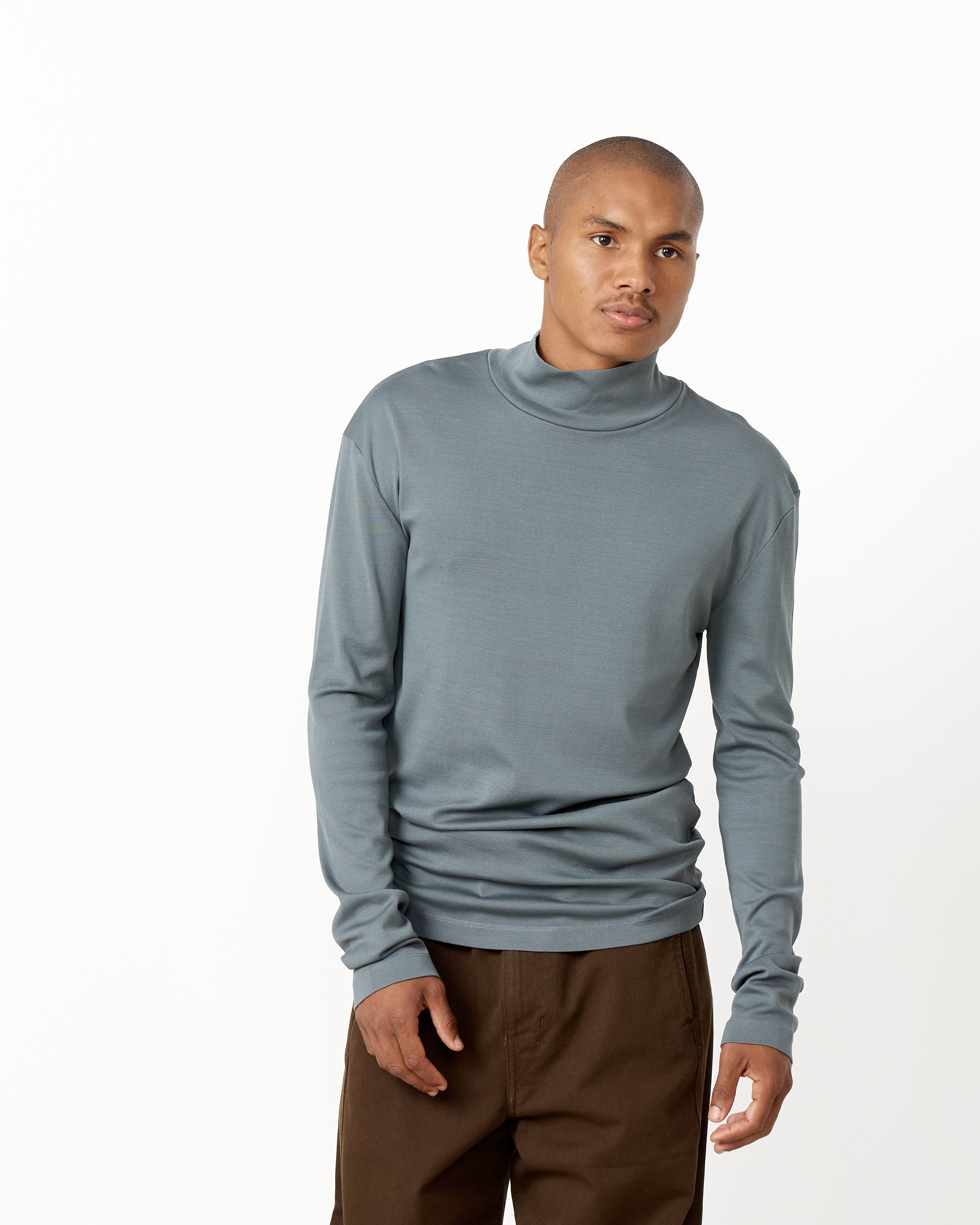 Long Sleeve Rib Turtleneck