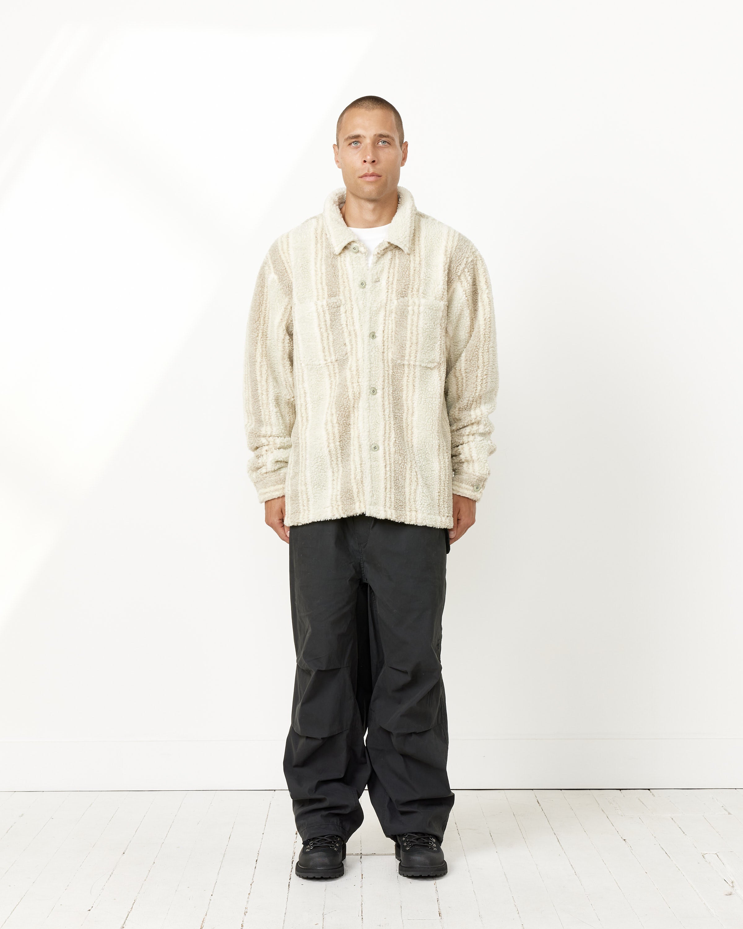 Stripe Sherpa Shirt Stripe Sherpa Shirt