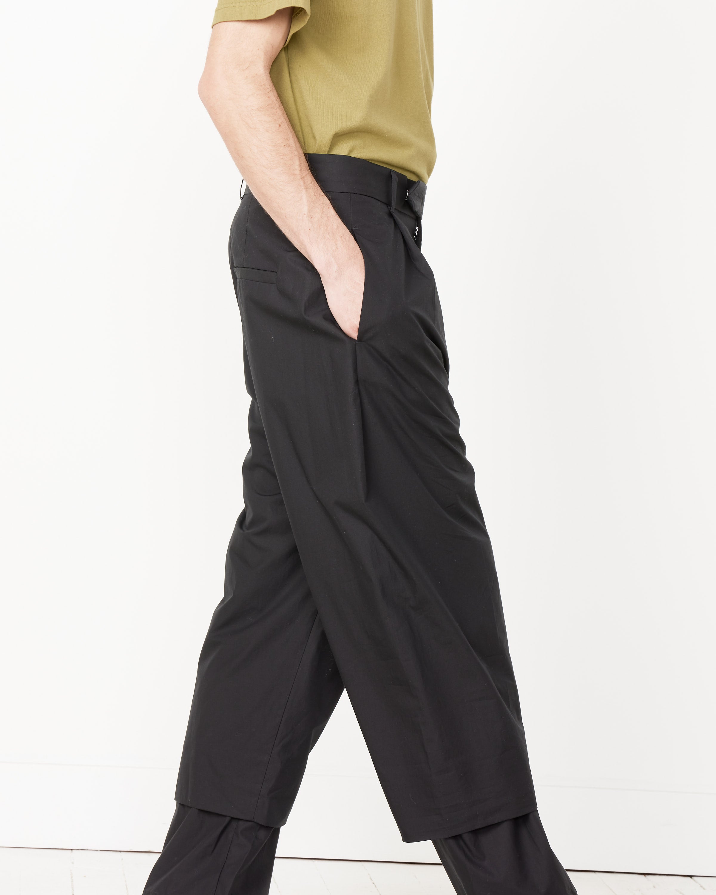 Tailored Wide Leg Cropped Trouser